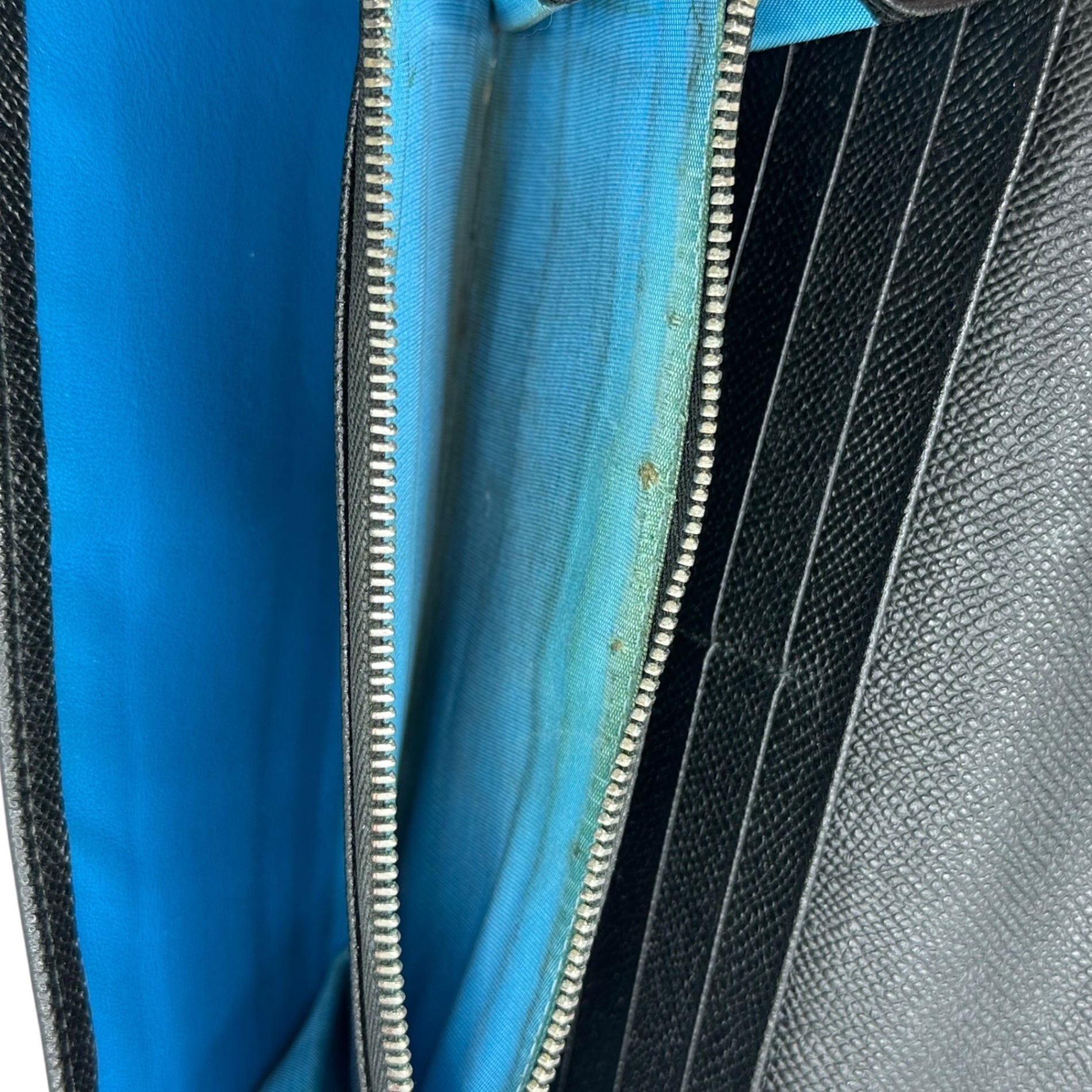 BVLGARI(ブルガリ) Logo Ring Leather Long Wallet ロゴ リング レザー 長財布 ブラック