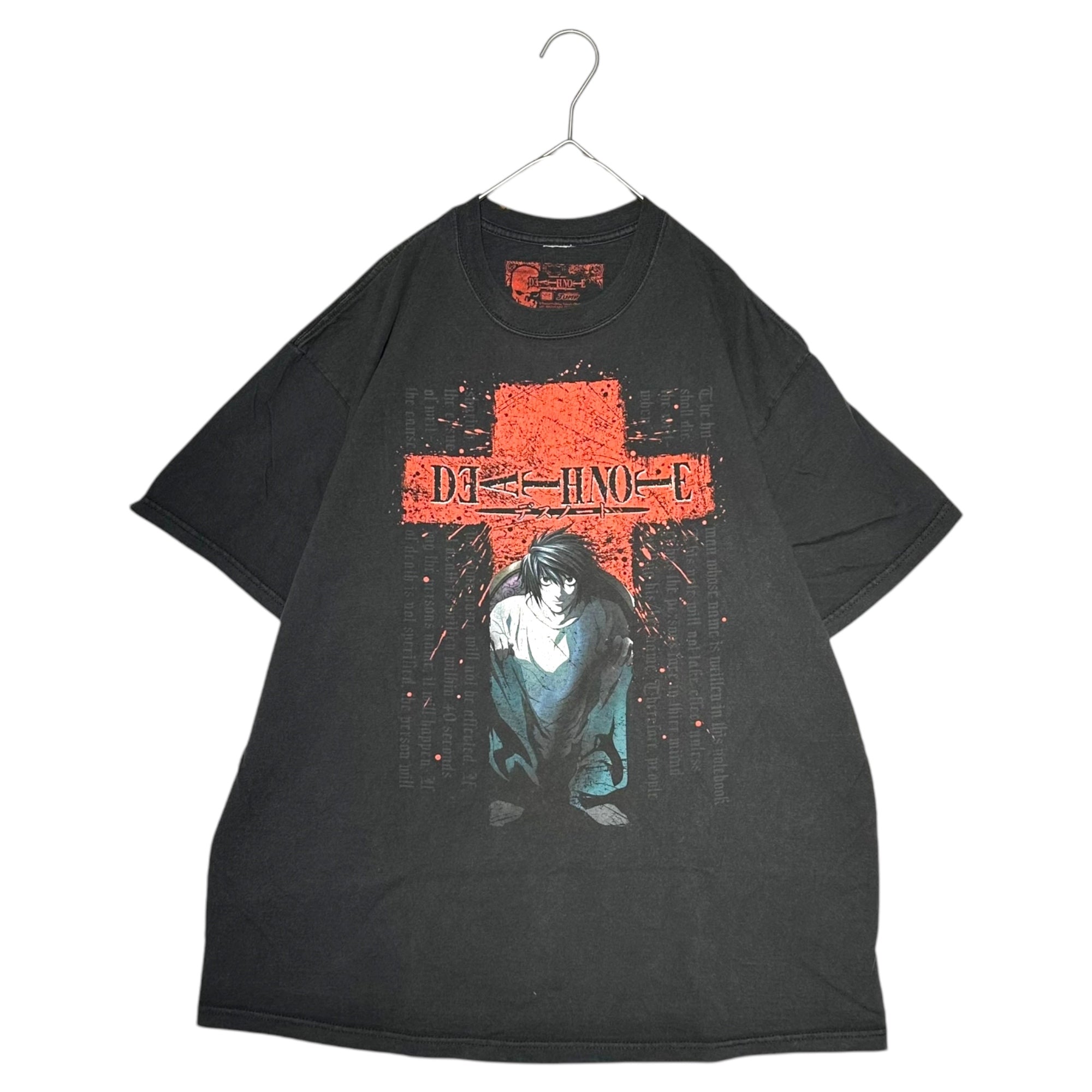 JUMP(ジャンプ) 00's "DEATH NOTE L" Vintage Tee デスノート エル ヴィンテージ Tシャツ XL ブルー アニメ