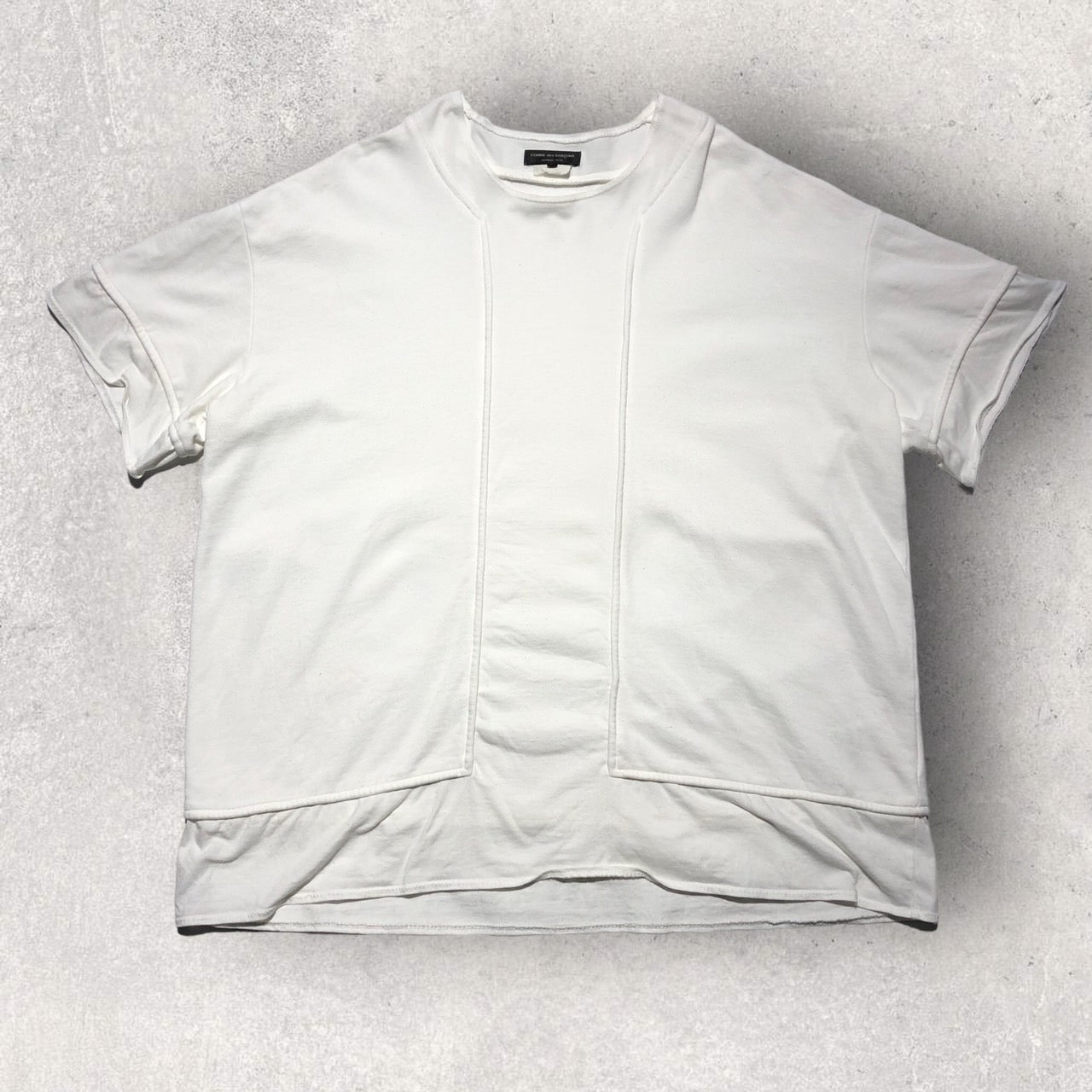 COMME des GARCONS HOMME PLUS(コムデギャルソンオムプリュス) 17SSレイヤードS/Sカットソー PS-T010 M ホワイト AD2016