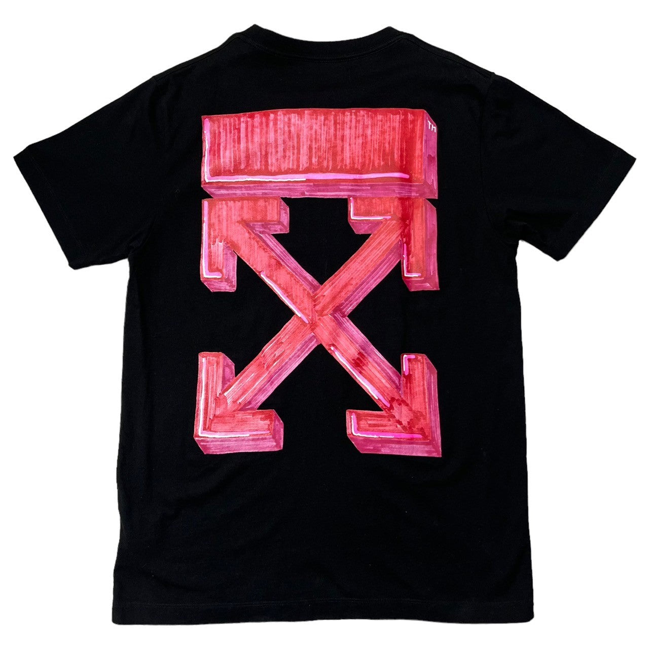 Off-White(オフホワイト) ARROW SLIM T-SHIRT Tシャツ OMAA027E20JER005 L ブラック