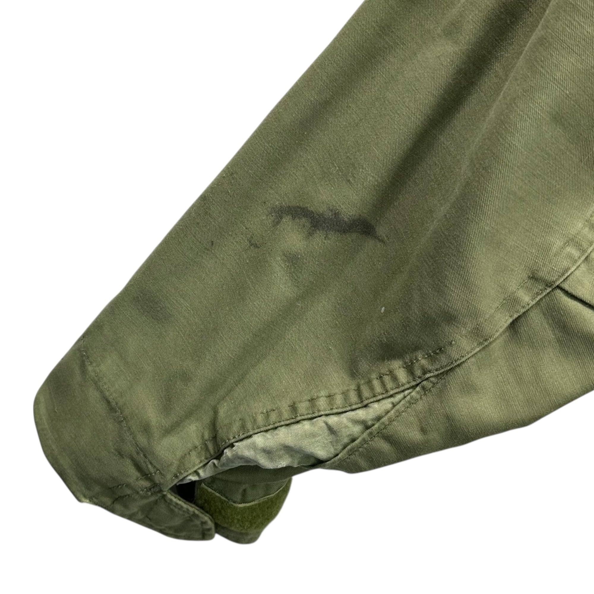 US ARMY(アメリカ軍) 60~70's M-65 2nd model Field Jacket 60年~70年代 フィールド ジャケット 表記消(M程度) カーキ 60年代 ヴィンテージ ミリタリー アルミジップ