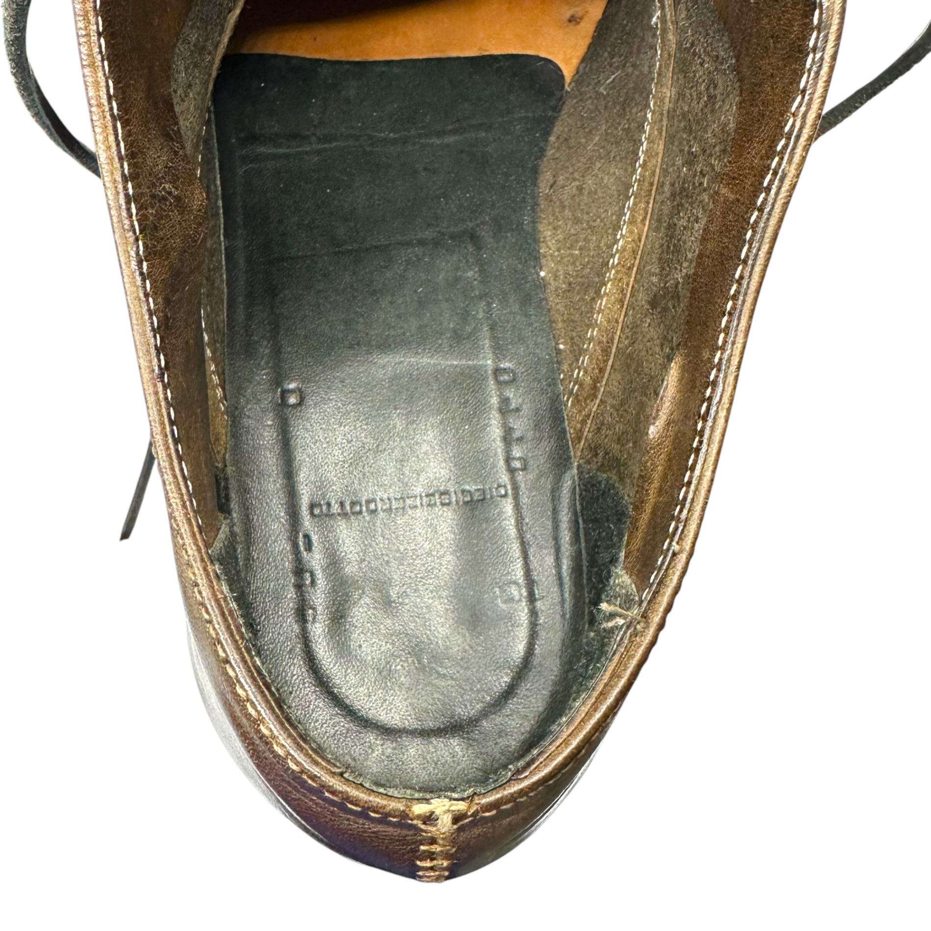 10sei0otto DIECISEIZEROOTTO(ディエイチセイゼロオット) straight tip leather shoes ストレート チップ レザー シューズ 41(26.5cm程度) ブラウン 革靴 イタリア製