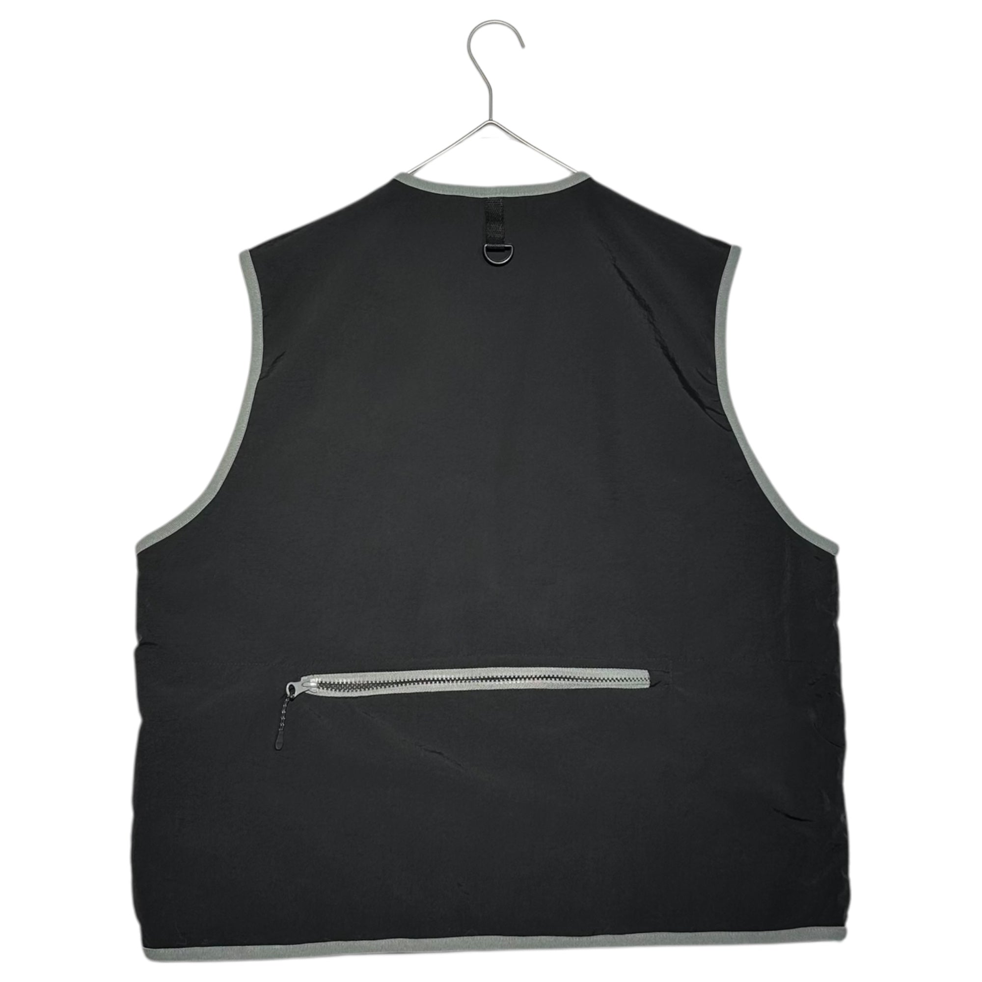 Acy(エイシー) 24SS 2WAY UTILITY VEST ユーティリティー ベスト BSM45-ACY-004 02 ブラック×グレー リバーシブル