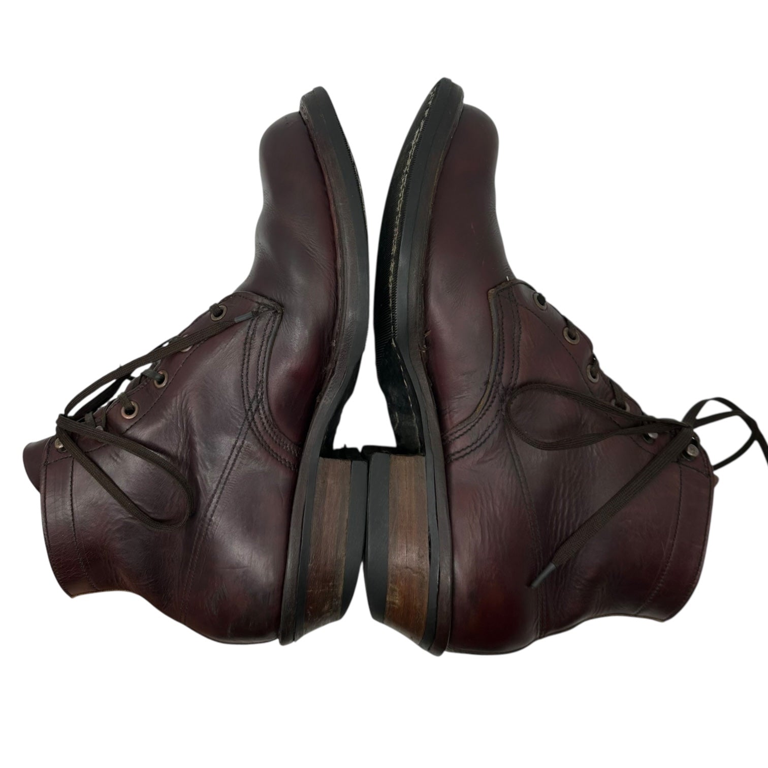 【SALE対象外】WHITE’S BOOTS(ホワイツブーツ) Semi-dress Lace-up Boots セミドレス レースアップ ブーツ 9E(27~27.5cm程度) ブラウン ワーク