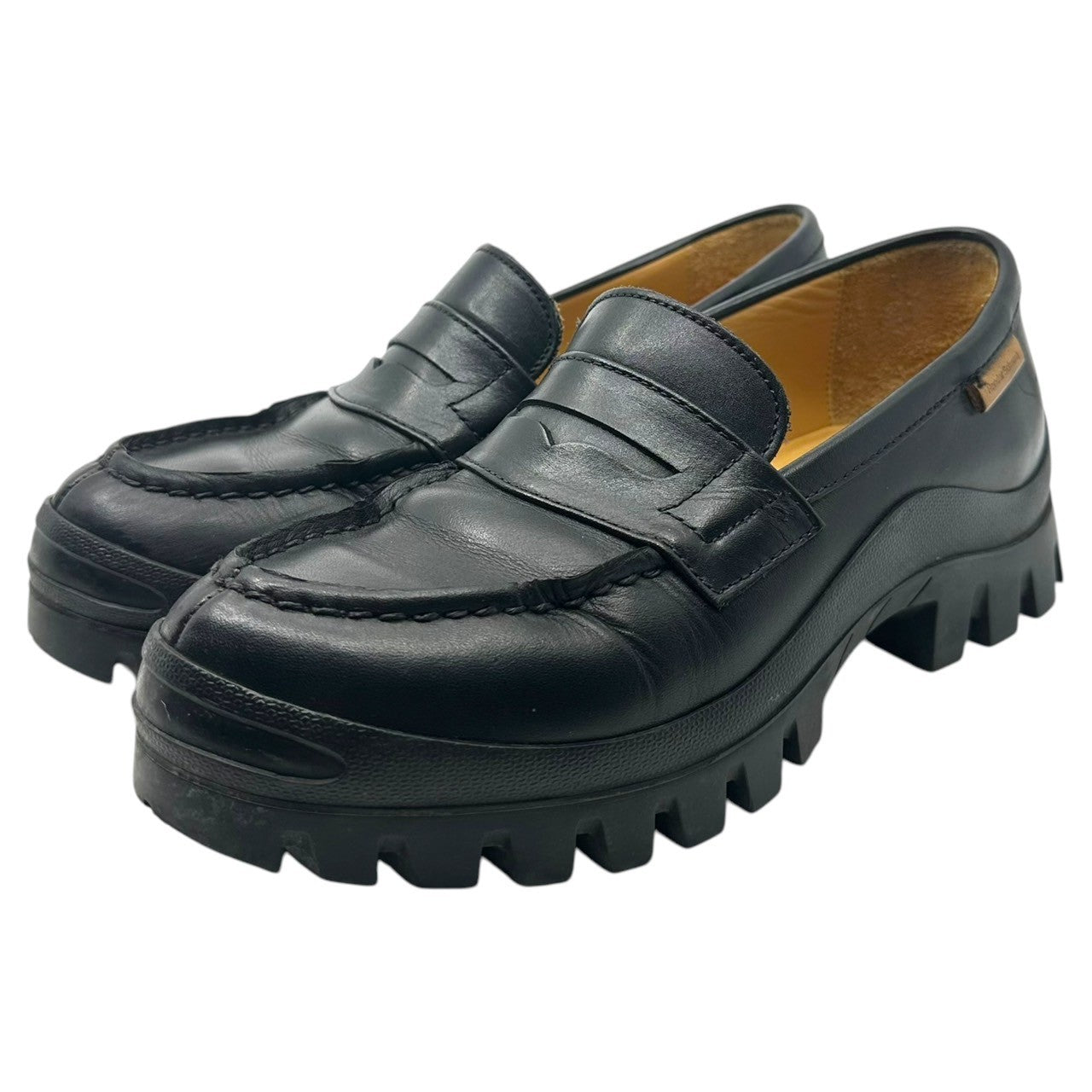 Hender Scheme(エンダースキーマ) Leather Loafers レザー ローファー #2146 2(23.5-24.0cm)少々大き目の作りです ブラック