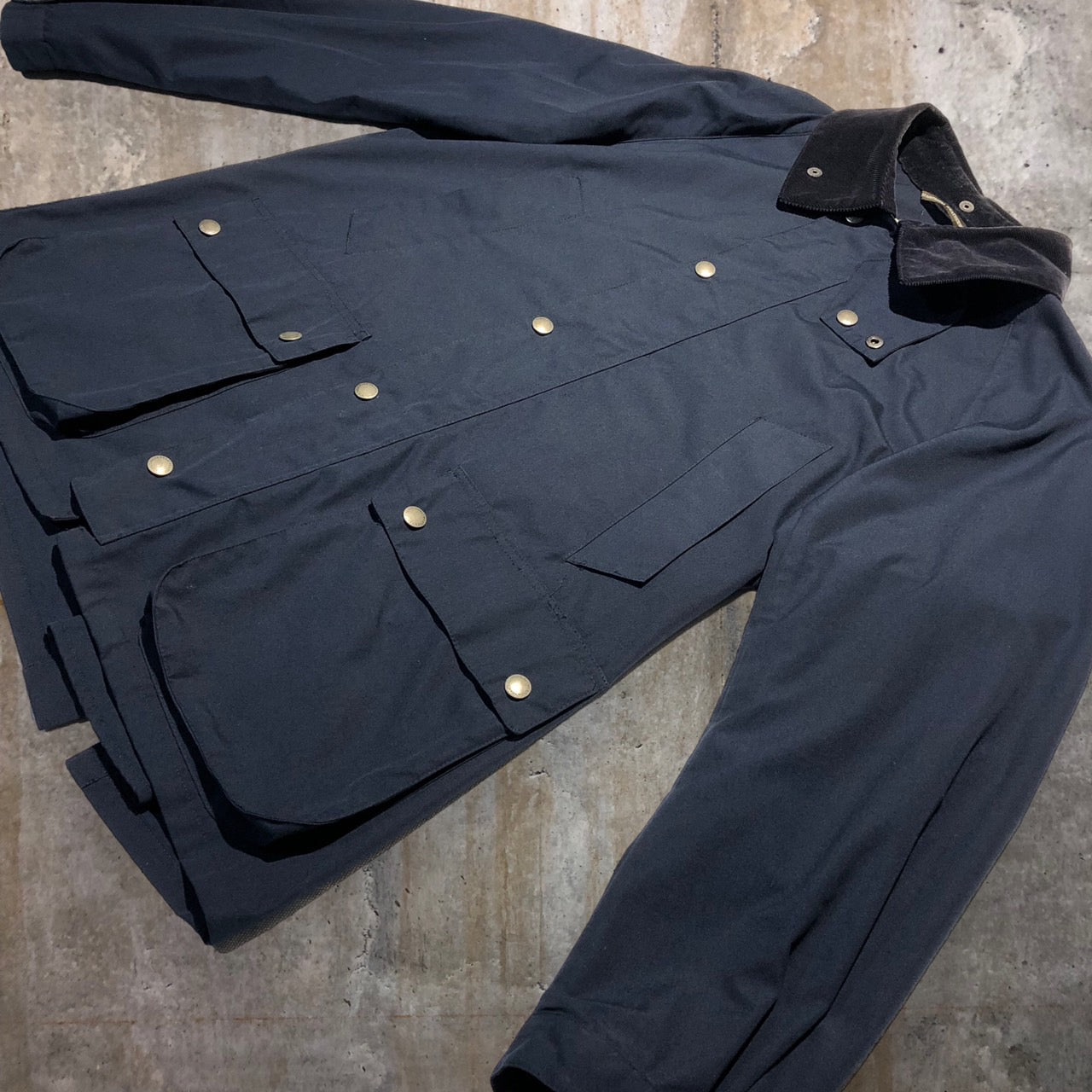 Traditional Weatherwear(トラディショナルウェザーウェア) ハンティングジャケット 121HF-7817A 38(M程度) ネイビー