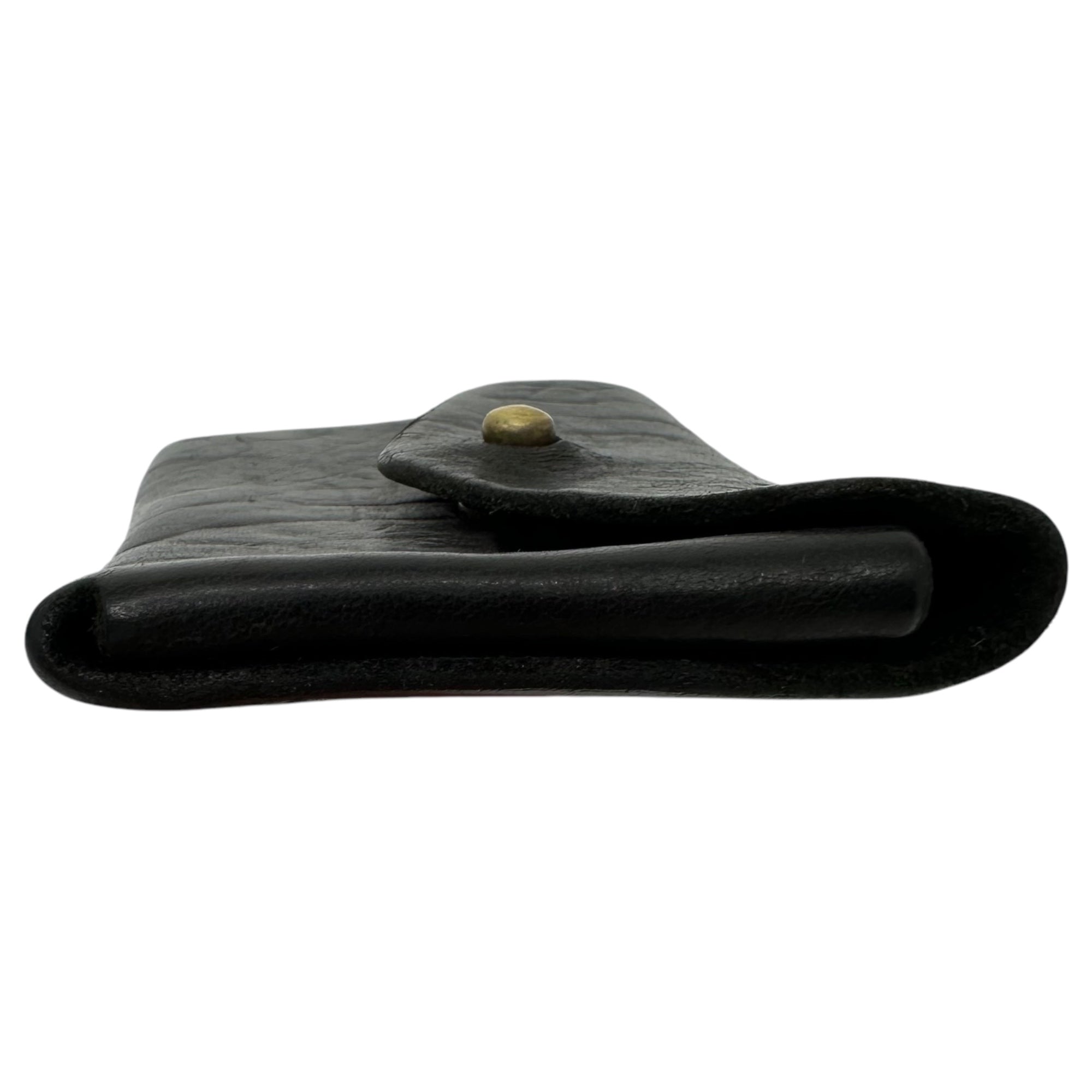 GUIDI(グイディ) Leather card case レザー カードケース ブラック コインケース 財布