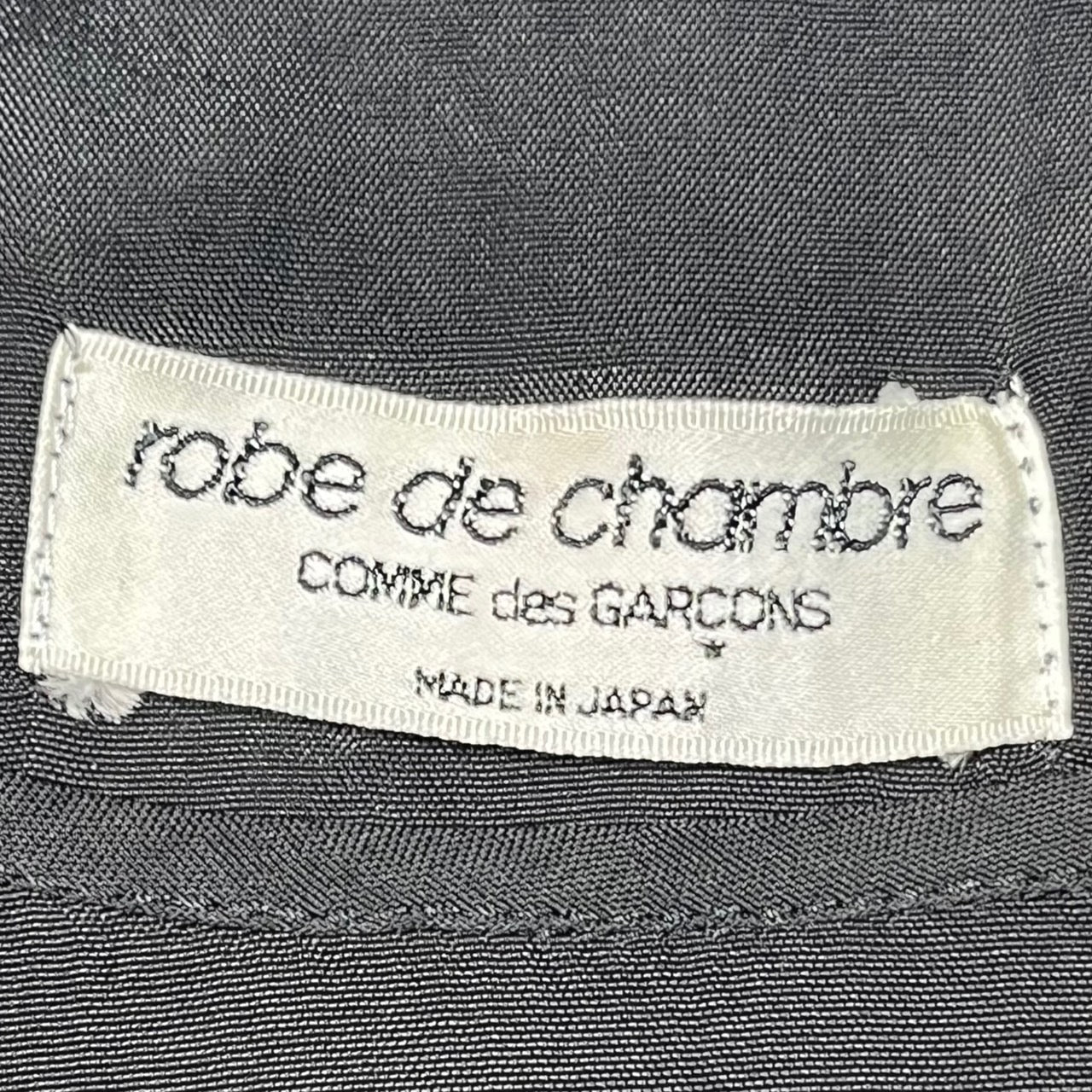 robe de chambre COMME des GARCONS(ローブドシャンブルコムデギャルソン) 80'sサイドボタンレーヨンベスト RB-020040 表記なし(S~M程度) ブラック AD1989