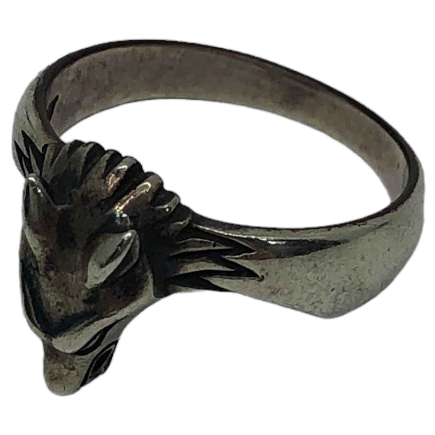 WOLFMAN B.R.S(ウルフマンBRS) ウルフ リング 11号 シルバー SV ピンキー