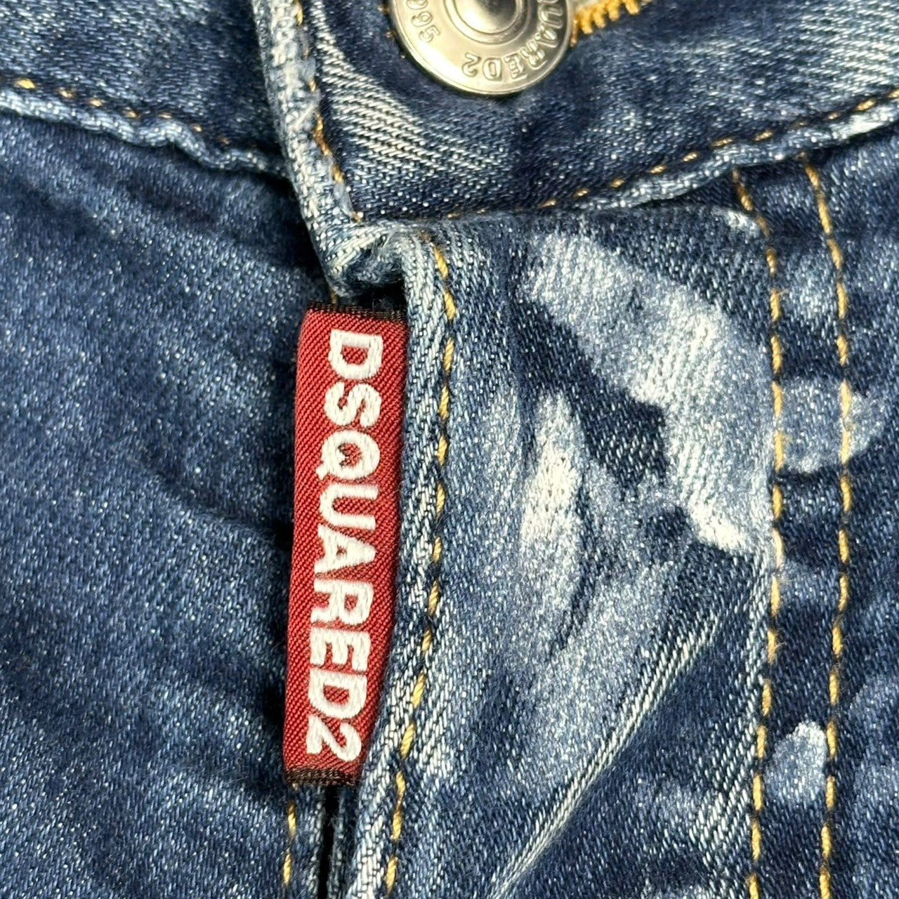 DSQUARED2(ディースクエアード) 14AW COOL GUY JEAN クール ガイ ジーンズ ダメージ加工 デニム パンツ S71LA0854 42(XS程度) インディゴ