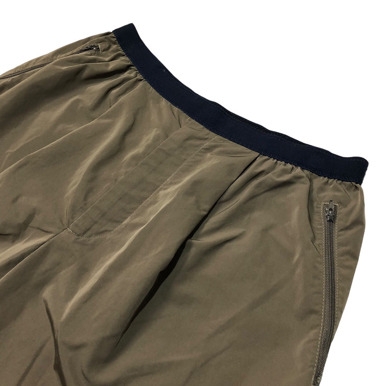 kolor(カラー) 18SS ナイロン オーバー サイズ ショート パンツ ショーツ ハーフ 8SCM-P14107 3(Lサイズ程度) カーキ