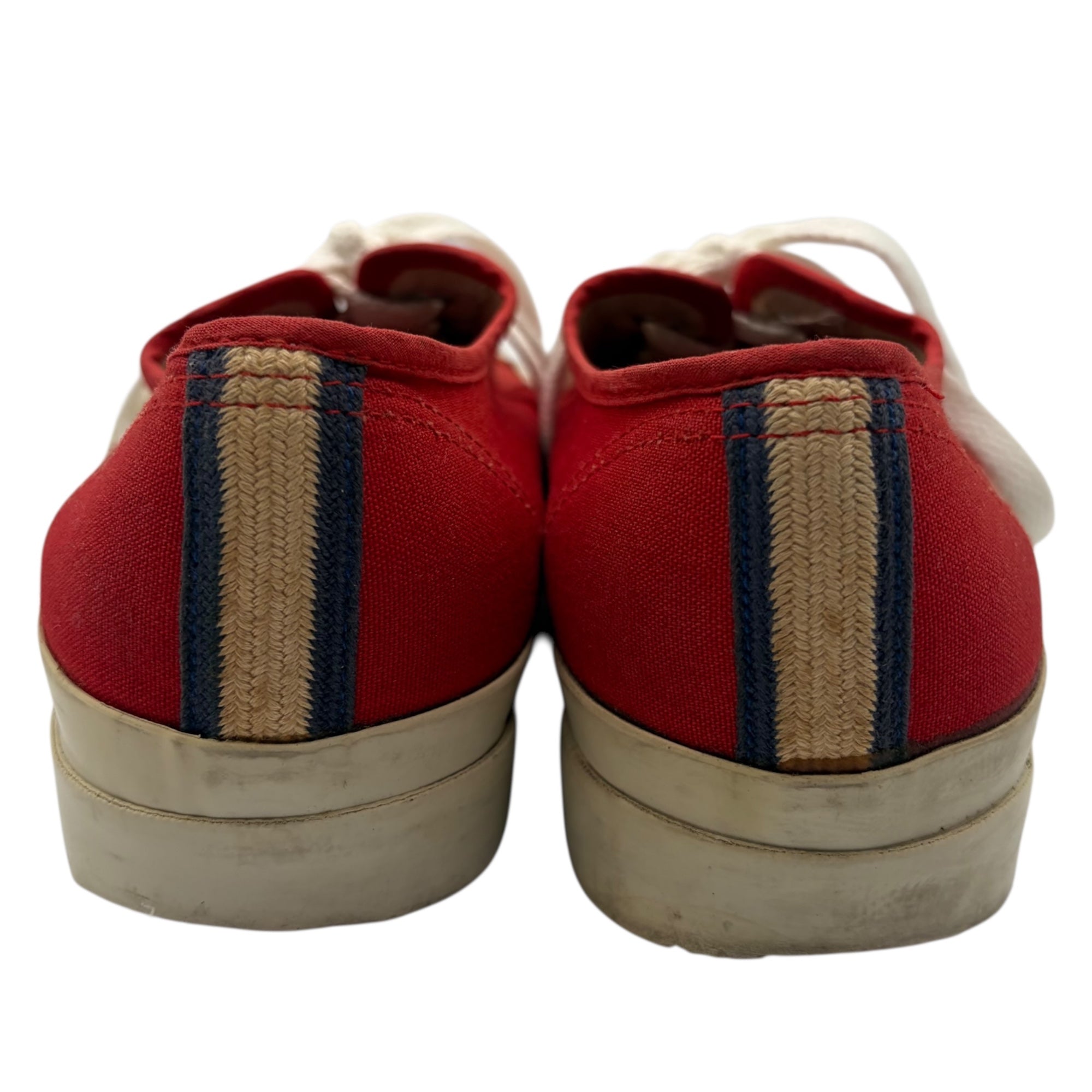 UNDER COVER×FINESSE(アンダーカバー×フィネス) 1999 Canvas low-top sneakers キャンバス ローカット スニーカー 23.5cm レッド