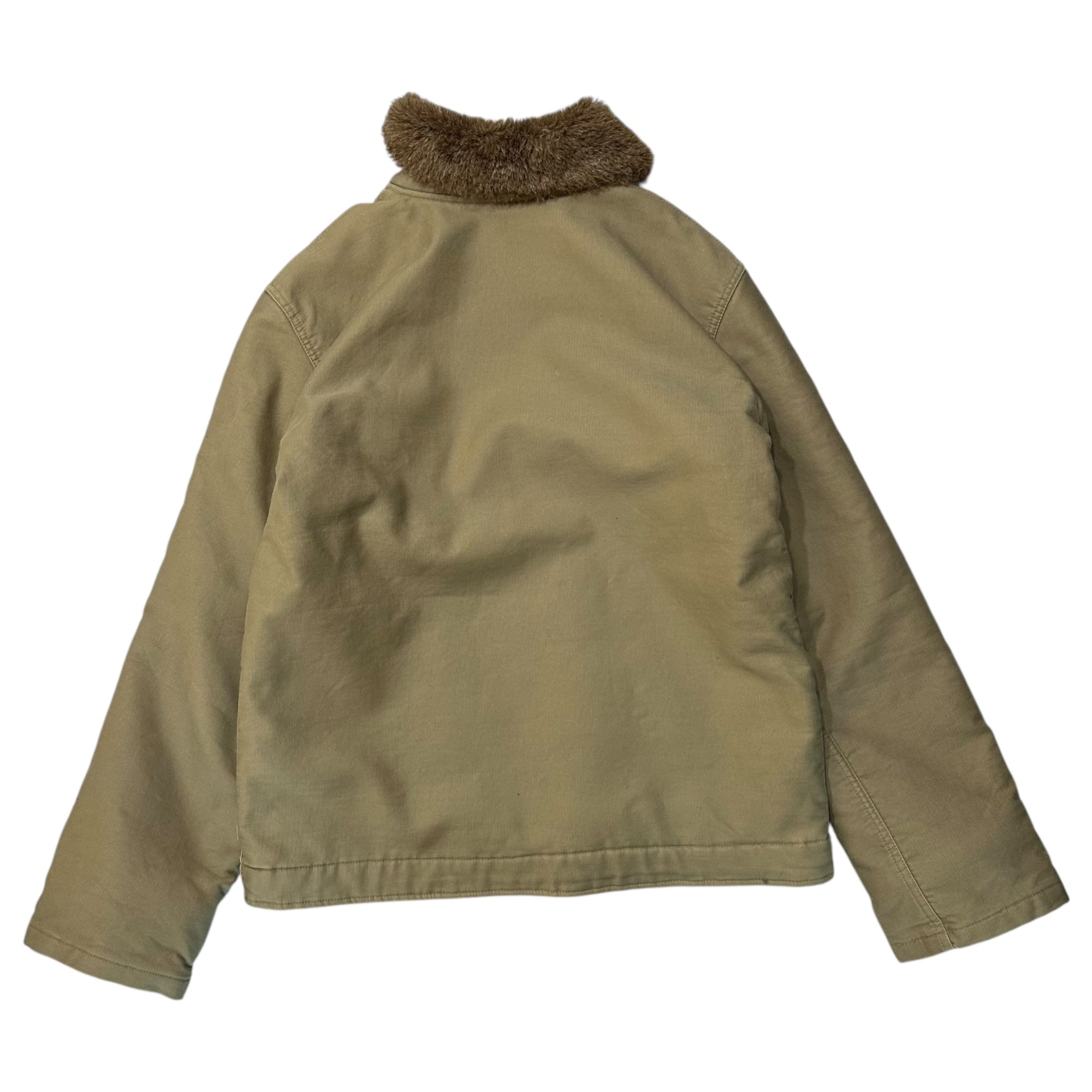 NAVY DEPARTMENT(ネイビーデパートメント) U.S.N. N-1 Deck Jacket デッキ ジャケット NXsx15122 M ベージュ TALON US ミリタリー YMCL KY