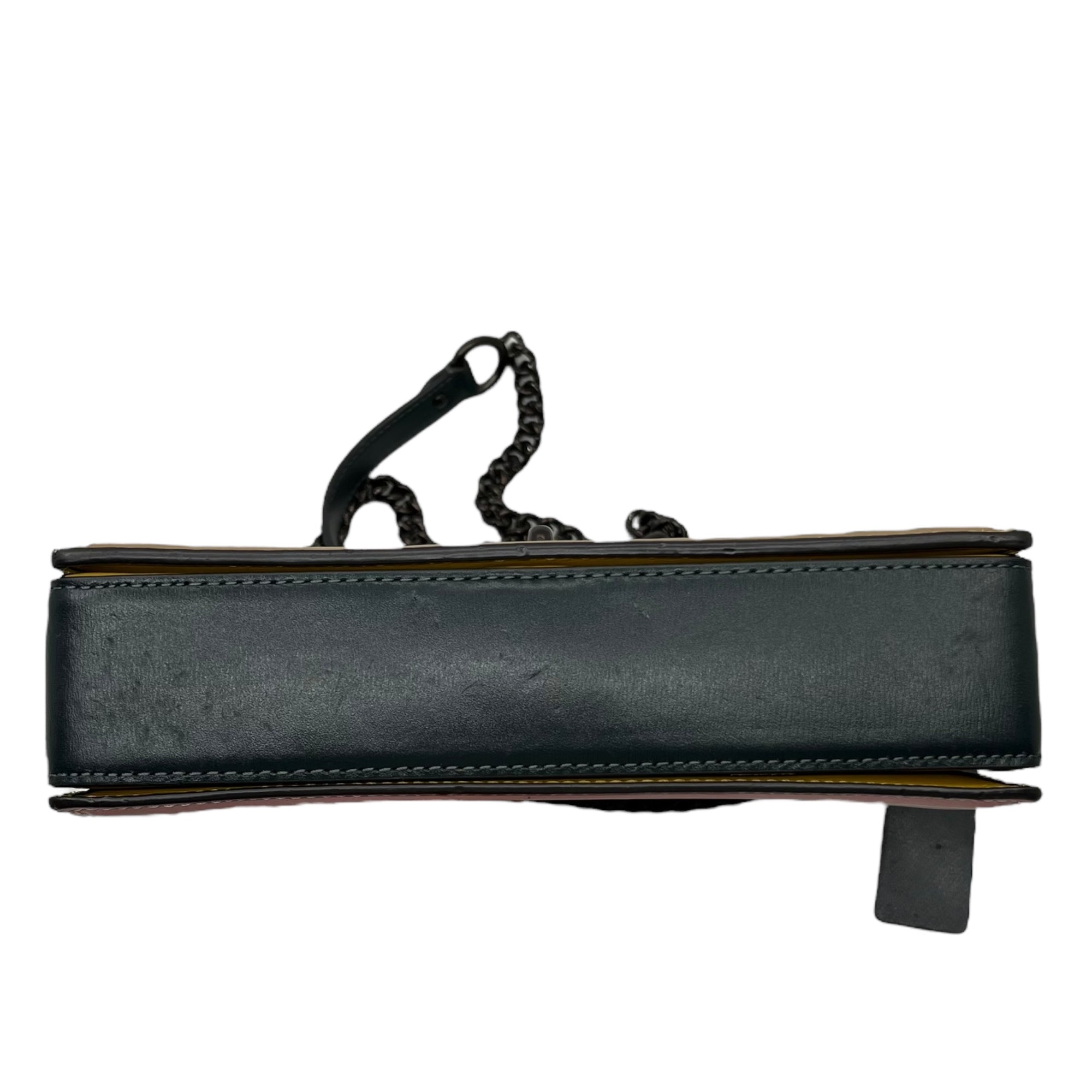 COACH(コーチ) Jennifer lopez hutton ジェニファー ロペス ハットン 88070 ダークグリーン チェーン ショルダー バッグ