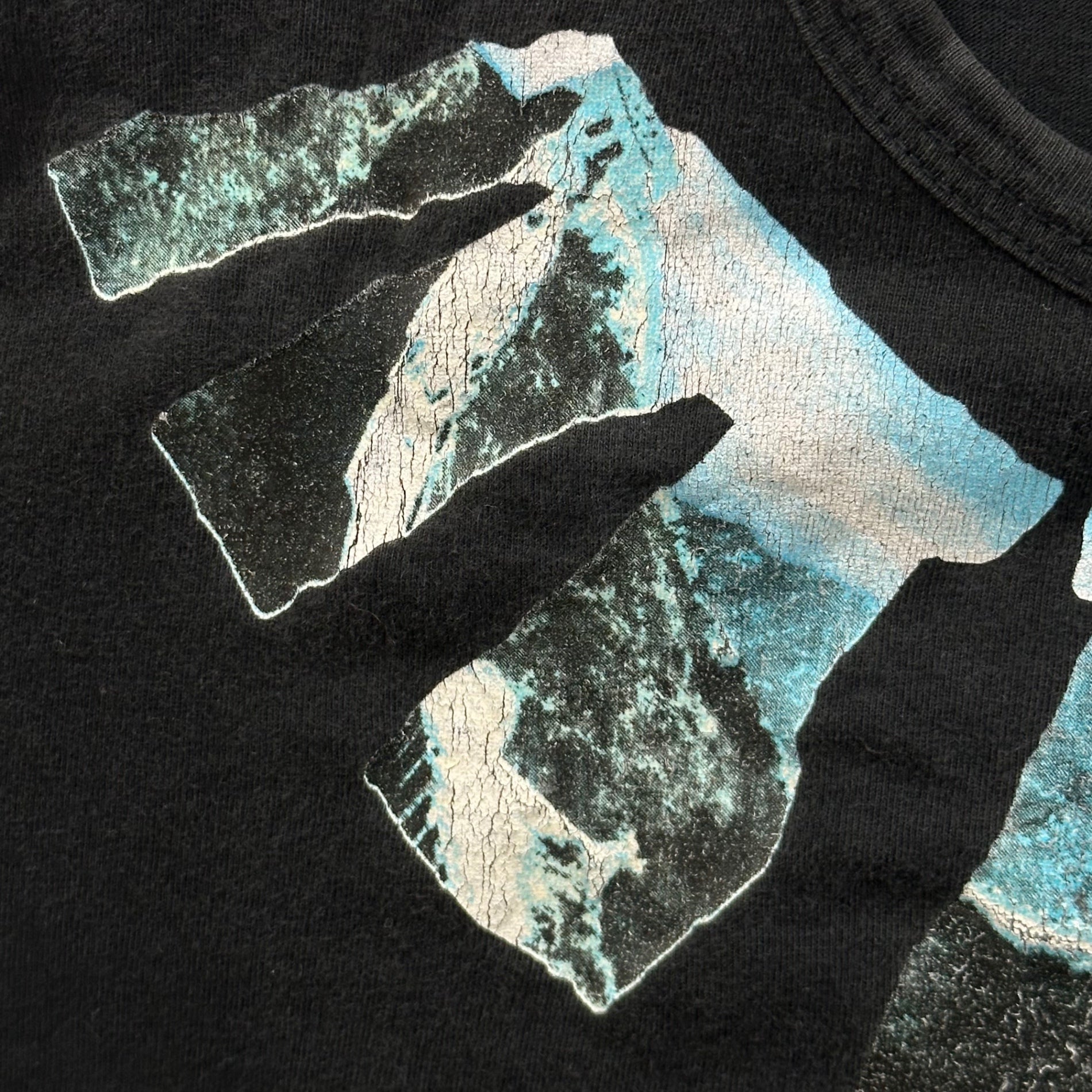 Vivienne Westwood MAN(ヴィヴィアンウエストウッドマン) 1990's "MAN" Logo S/S Tee グラフィック ロゴ 半袖 Tシャツ 表記消(S程度) ブラック 90年代