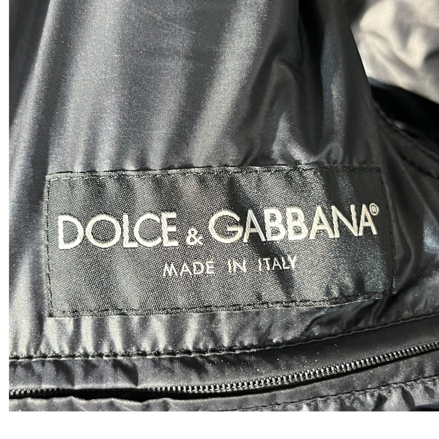 DOLCE&GABBANA(ドルチェ&ガッバーナドルガバ) Hooded padded vest フーデッド 中綿 ベスト G9R56T/G9P09 46 ブラック