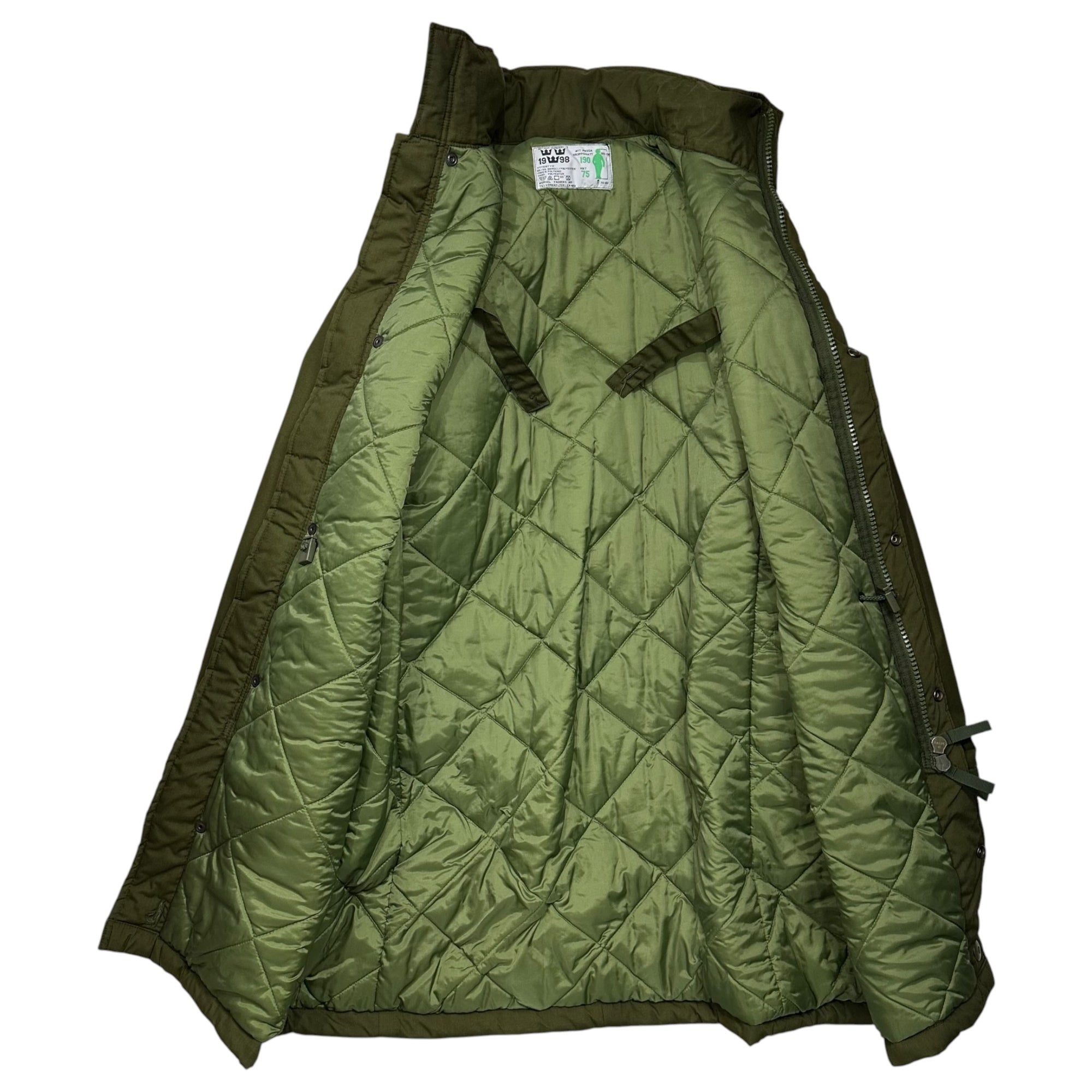 Swedish Army(スウェーデン軍) M-90 Cold Weather Parka コールド ウェザー パーカー 中綿 M7360-020000-3 190(185-195) オリーブ