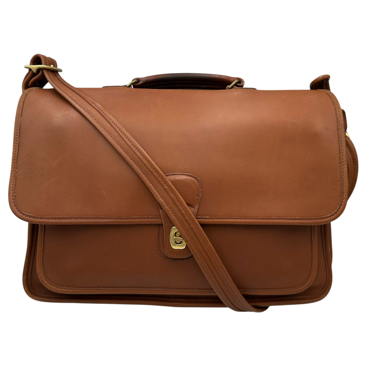 OLD COACH(オールドコーチ) 1990's Metropolitan Briefcase メトロポリタン ブリーフケース 5180 ブラウン 2WAY レザー ショルダー バッグ