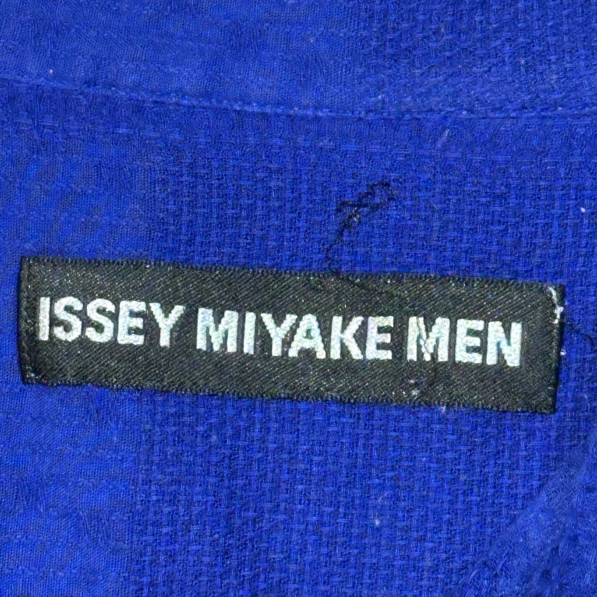 ISSEY MIYAKE MEN(イッセイミヤケメン) 13SS Panel Check L/S Cotton Shirt パネル チェック 長袖 コットン シャツ ME31FJ040 3(L程度) ブルー
