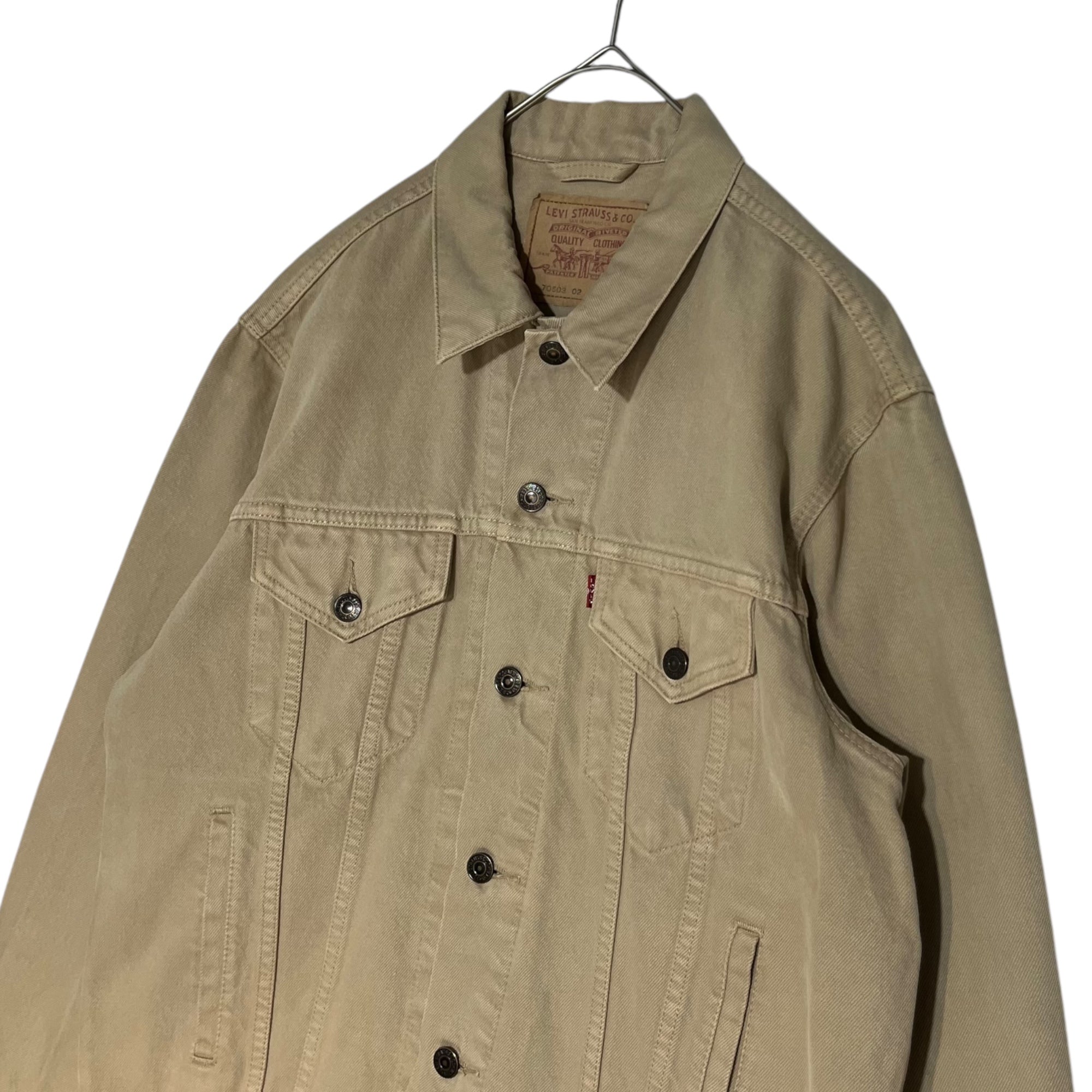 Levi's(リーバイス) 90's EURO 3rd trucker jacket トラッカー ジャケット 70503 M ベージュ ユーロリーバイス デニム