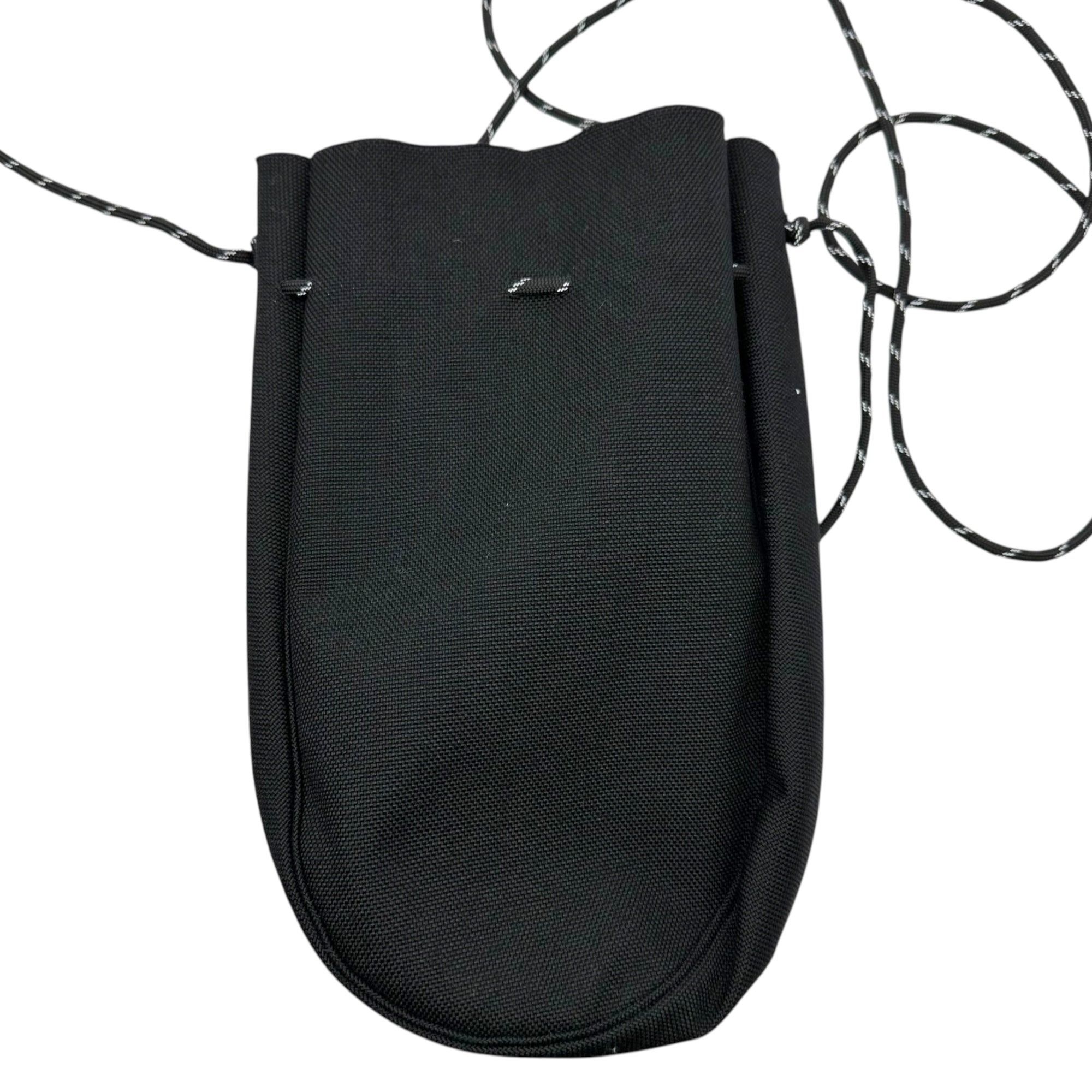 吉岡衣料店(ヨシムライリョウテン) drawstring bag サコッシュ ドレースティング バッグ ブラック