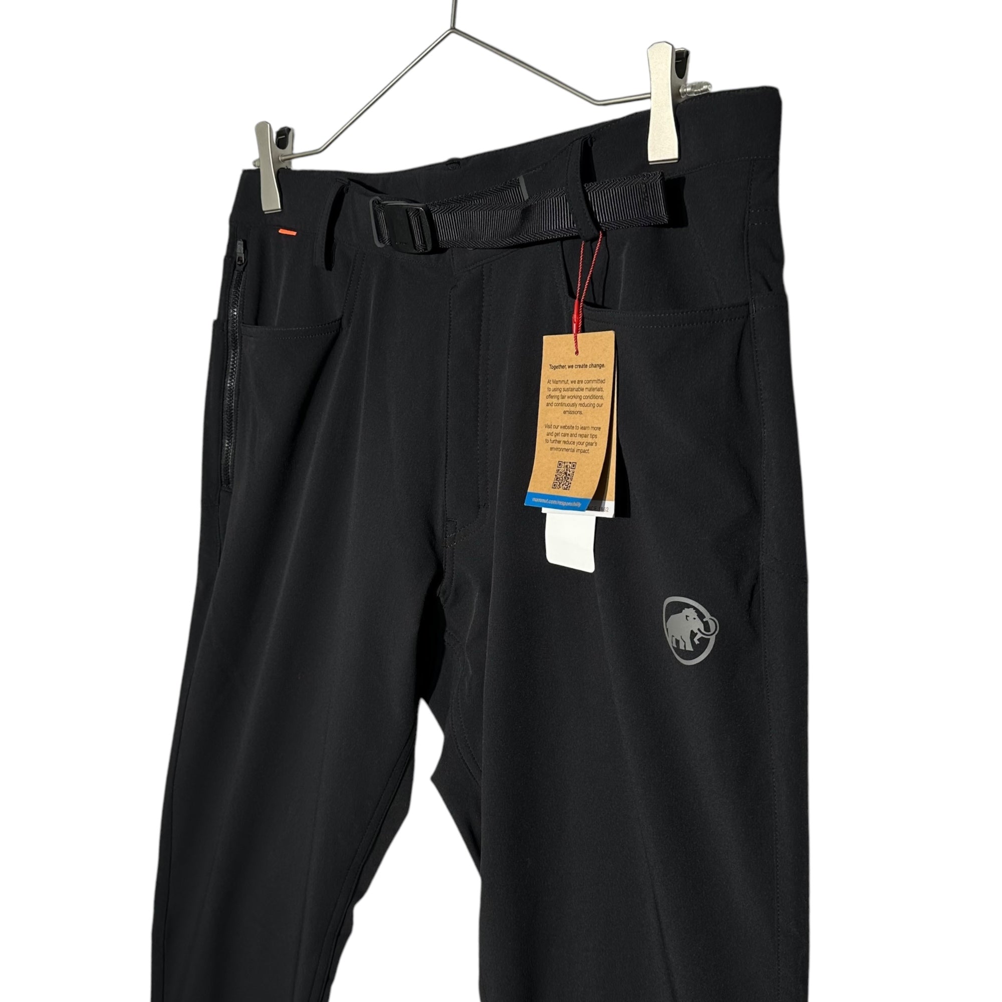 MAMMUT(マムート) Utility SO Pants ユーティリティ ナイロン アウトドア パンツ 1021-01090 L ブラック