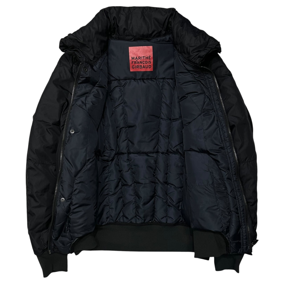 MARITHE FRANCOIS GIRBAUD(マリテフランソワジルボー) Old Pocket-Gimmick Down Jacket オールド ポケット ギミック ダウン ジャケット M7-7960 M ブラック