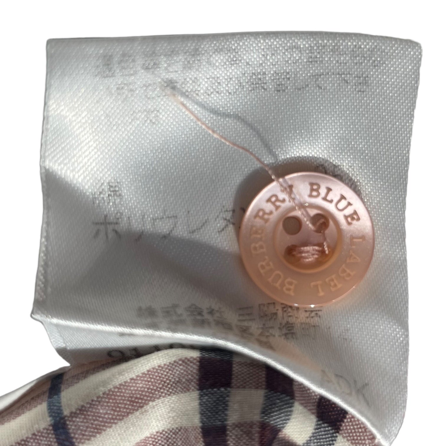 BURBERRY BLUE LABEL(バーバリーブルーレーベル) タータンチェック ノースリーブ シャツ ブラウス FE540-110 38(M程度) ピンク