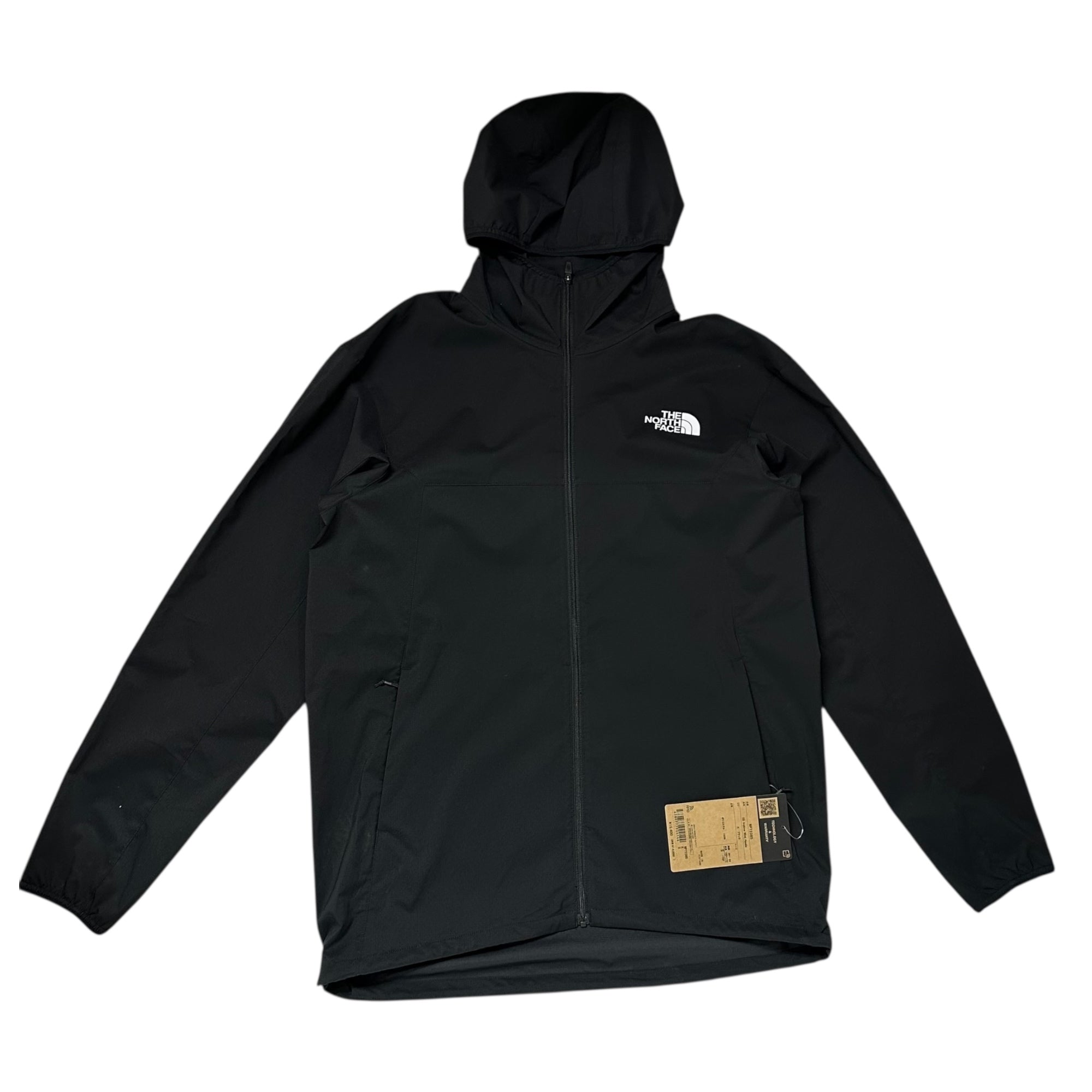 THE NORTH FACE(ノースフェイス) ES Anytime Wind Hoodie (Men's) エニー タイム ウィンド フーディ NP72385 S ブラック 参考定価14,000円+税