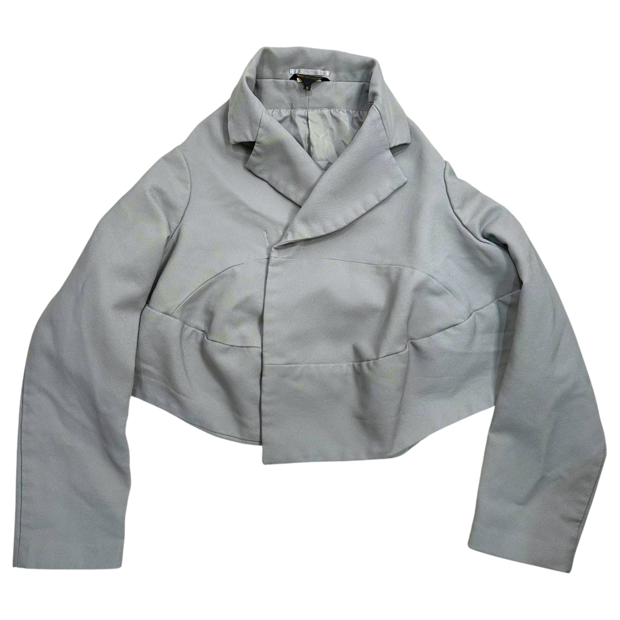 COMME des GARCONS(コムデギャルソン) 23SS Esther Shrink-Resistant Deformed Over Jacket エステル 縮絨 変形 オーバー ジャケット GK-J030 S グレー AD2022