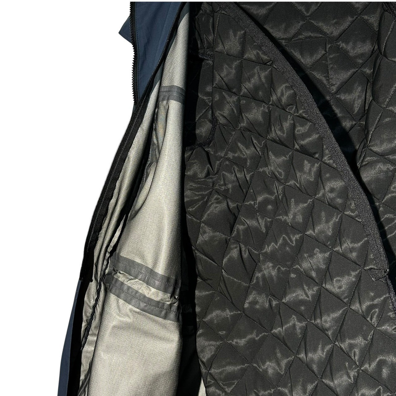 BRITISH MILITARY(イギリス軍) ROYAL AIR FORCE WET WEATHER JACKET キルティング ライナー付き ナイロン ジャケット 8415-99-212-5088 180/110 ネイビー ミリタリー シェル