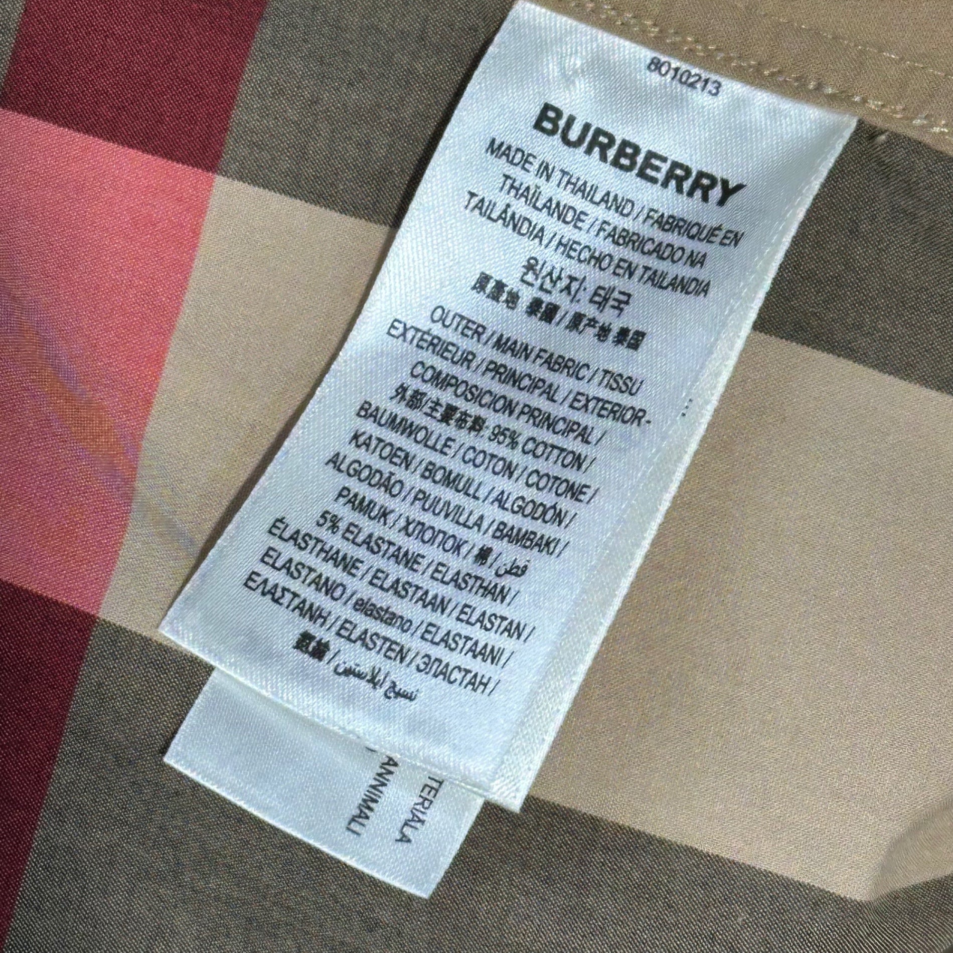 BURBERRY(バーバリー) RICCARDO TISCI period Nova check shirt ティッシ期 ノヴァチェック シャツ 8010213/70Q XS ベージュ×ブラック