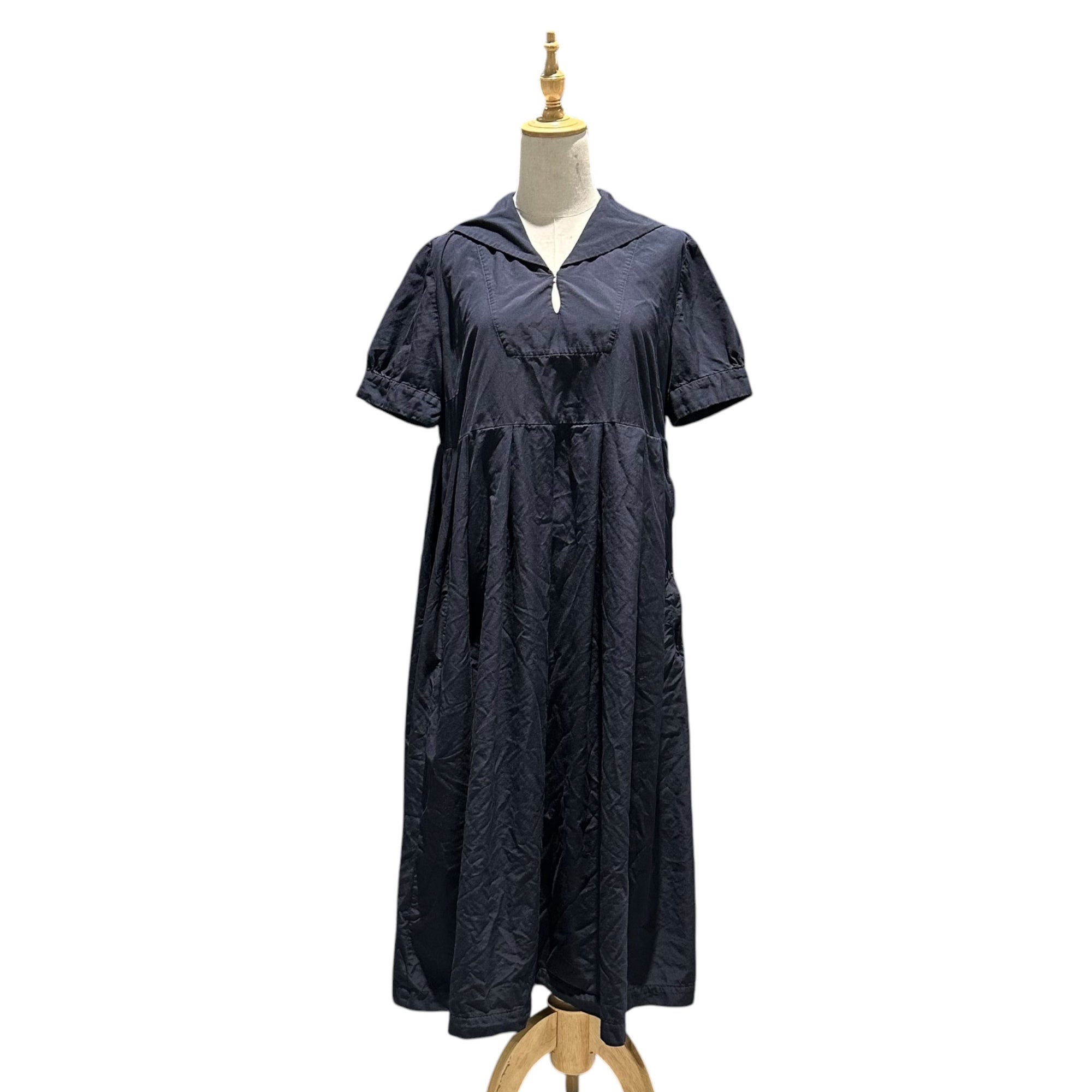 COMME des GARCONS GIRL(コムデギャルソンガール) 2024SS Esther Sailor Dress エステル セーラー ワンピース NM-O008 S ダークネイビー AD2023