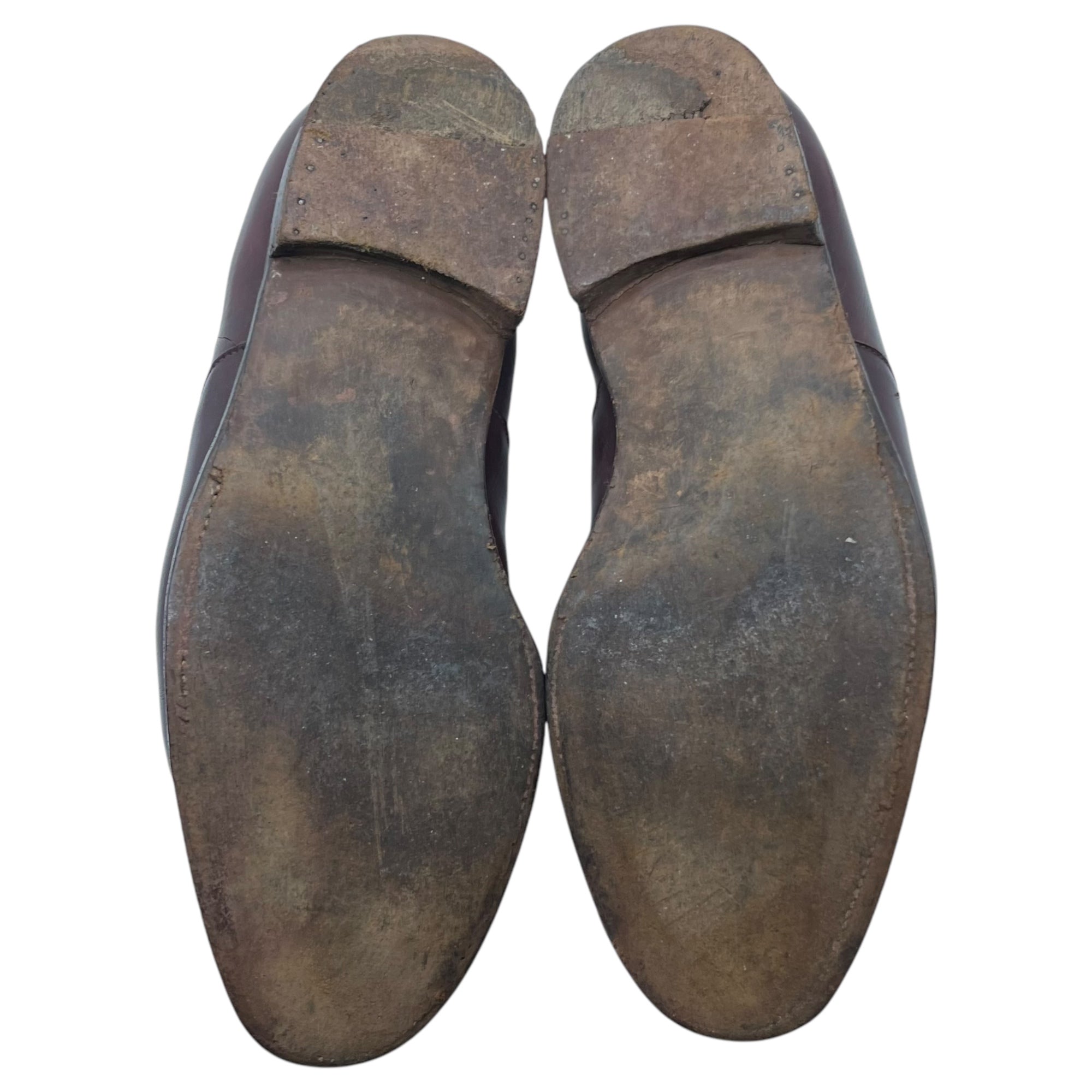 Tricker's(トリッカーズ) Lazy man レイジーマン サイド エラスティック スリッポン 075366 8-5(27cm程度) ブラウン レザー シューズ