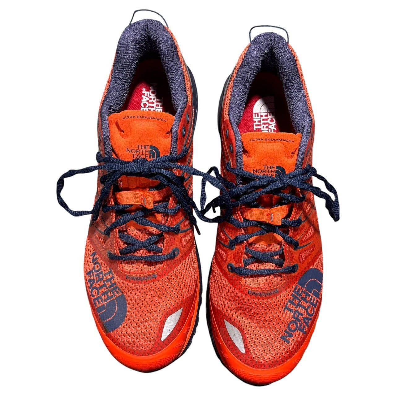 THE NORTH FACE(ノースフェイス) Ultra Endurance II ローカット スニーカー NF0A39IE 27cm オレンジ×ネイビー アウトドア シューズ