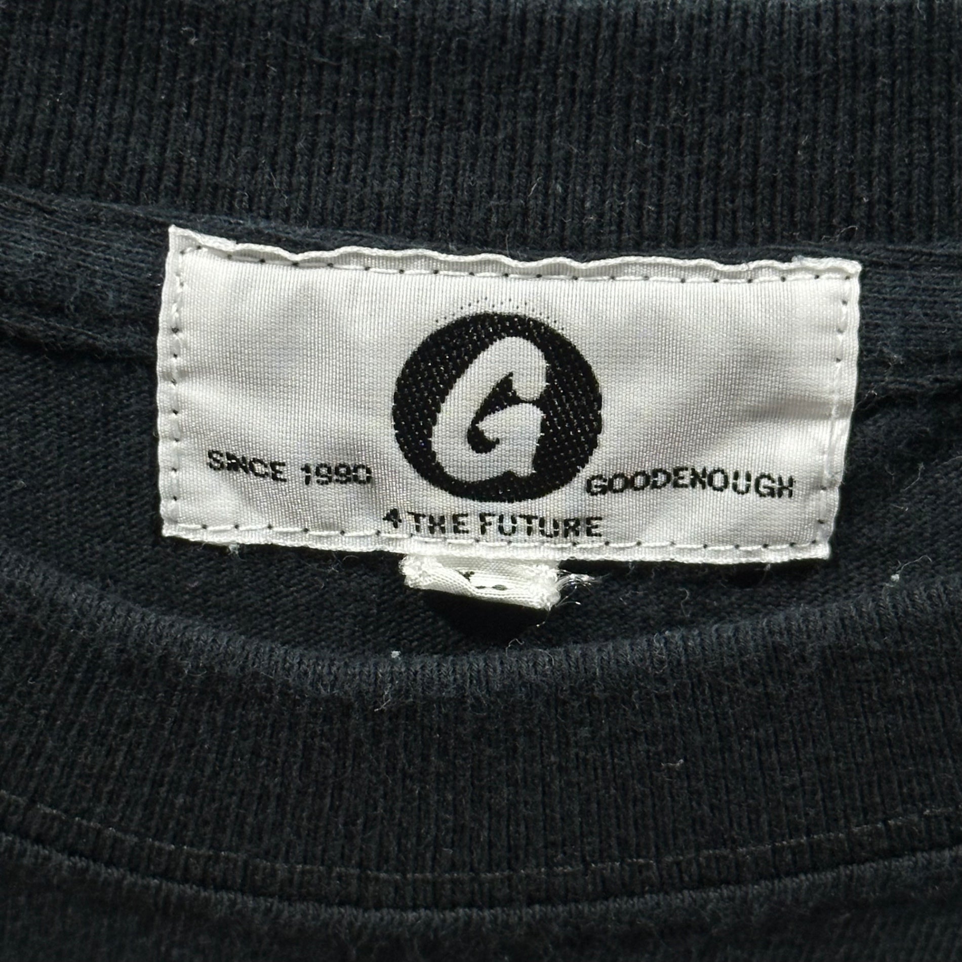 GOODENOUGH(グッドイナフ) 2015's Floral Glam G Logo S/S T-Shirt フローラル グラムG ロゴ 半袖 Tシャツ L ブラック×ホワイト
