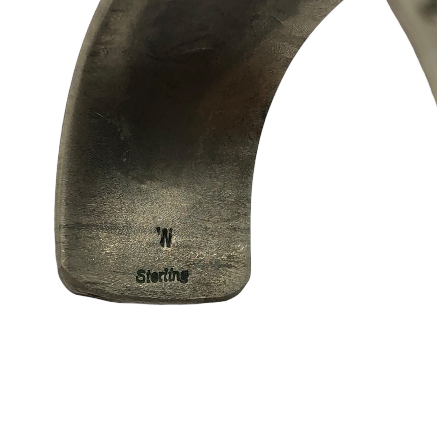 NAVAJO(ナバホ族) indian jewelry silver bangle インディアン ジュエリー シルバー バングル 刻印 W Stering シルバー