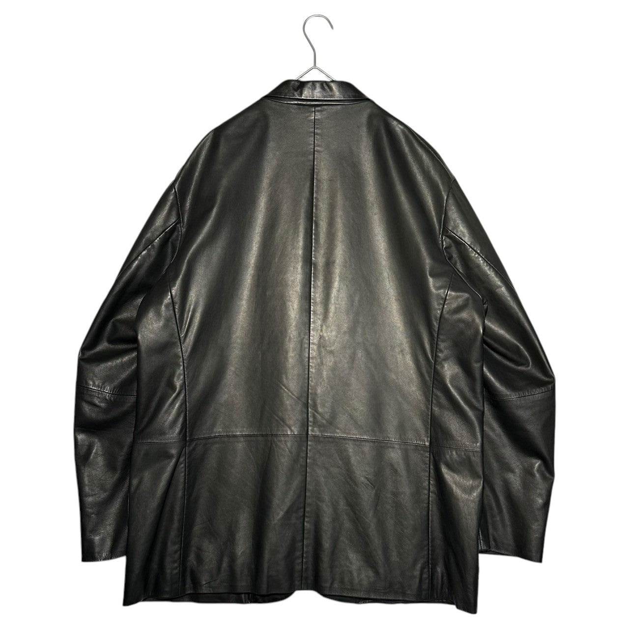 COMOLI(コモリ) 23AW Sheepskin 2B Jacket シープスキン 2B ジャケット Y03-01021 3 ブラック ラムレザー テーラード
