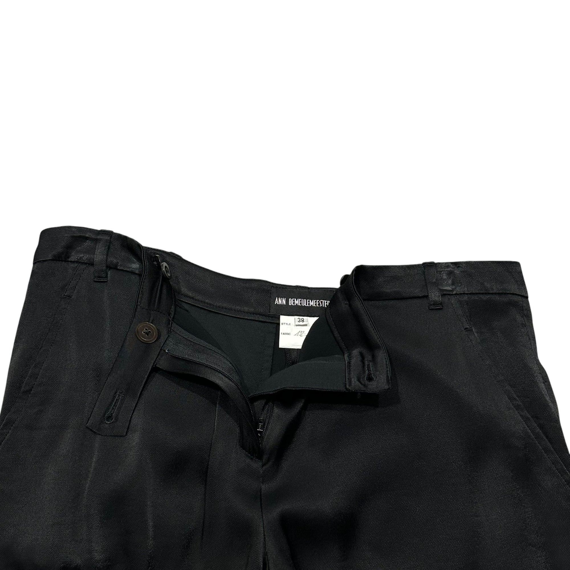 ANN DEMEULEMEESTER(アンドゥムルメステール) archive Short Pants アーカイブ ショート パンツ SAMPLE品 サンプル 38(M程度) ブラック