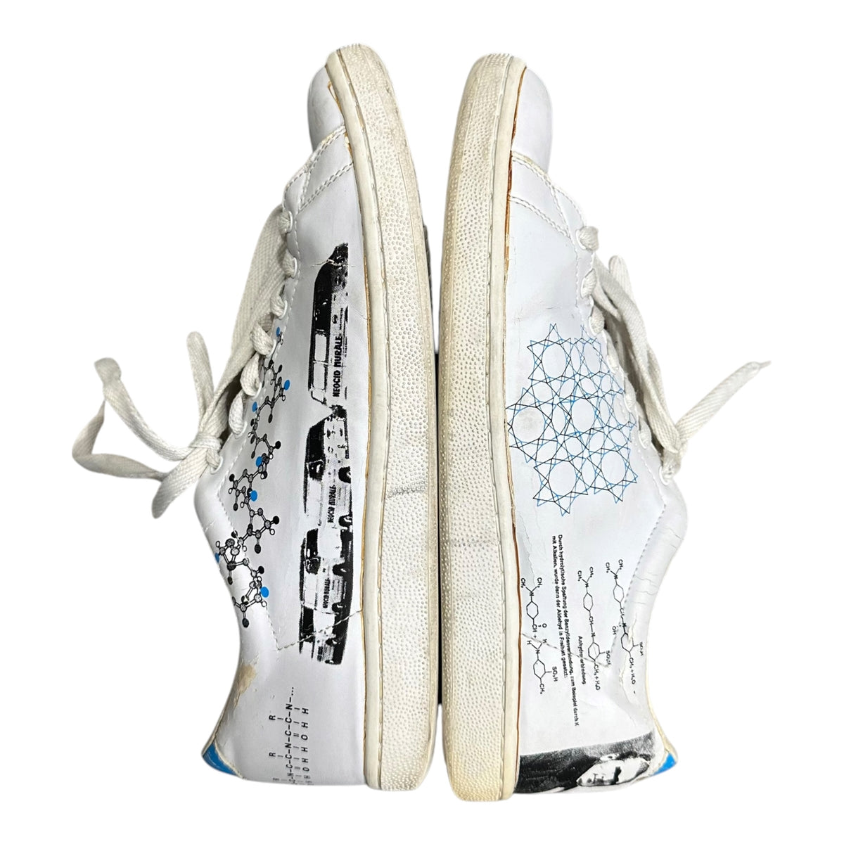 UNDERCOVERISM(アンダーカバイズム) 2011AW Element symbol graphic sneakers 元素記号 グラフィック スニーカー F6F02 L(27cm〜27.5cm程度) ホワイト