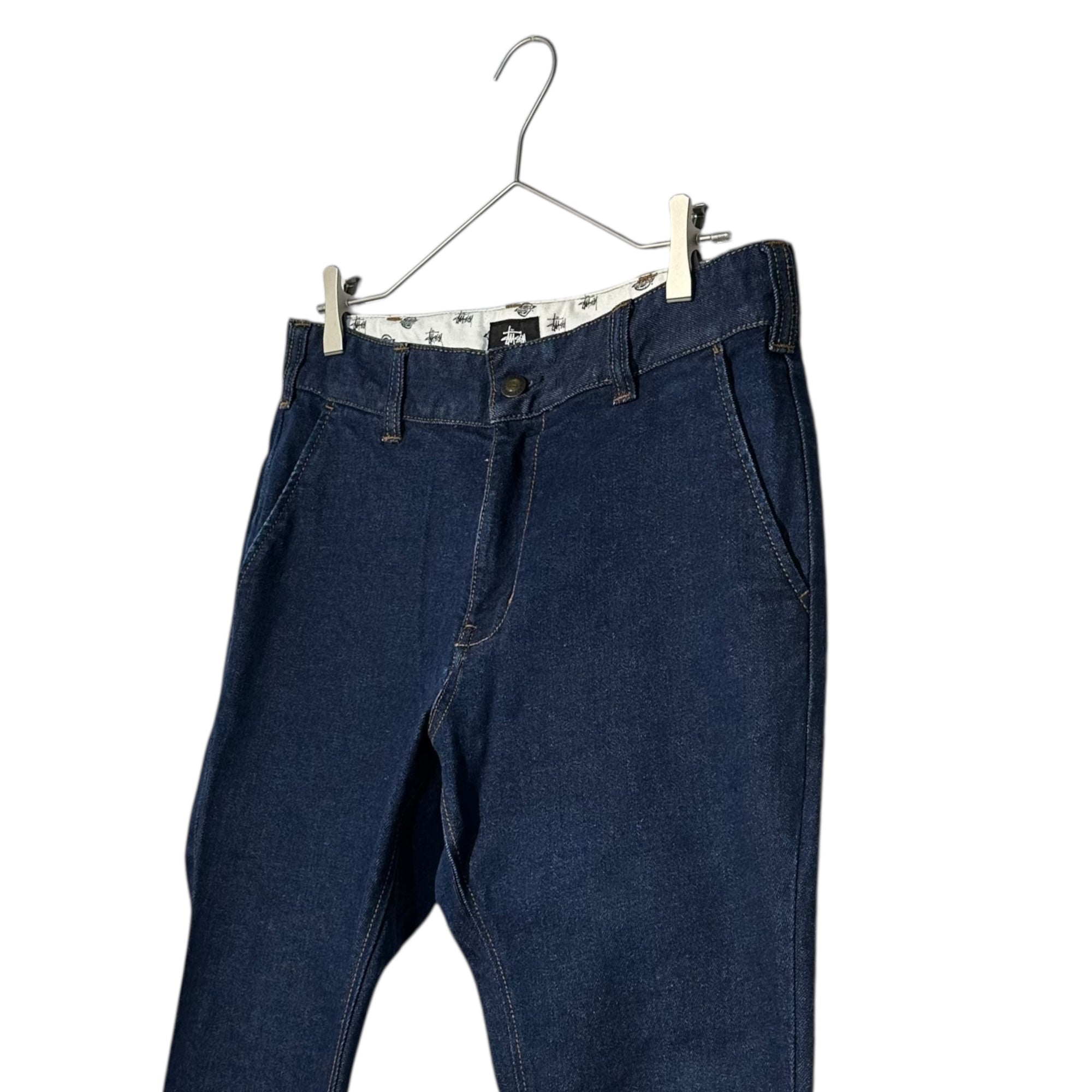 STUSSY×Dickies(ステューシー×ディッキーズ) Double Name Denim Trouser Pants ダブルネーム デニム トラウザー パンツ DI-ST-13FW03M W30 インディゴ