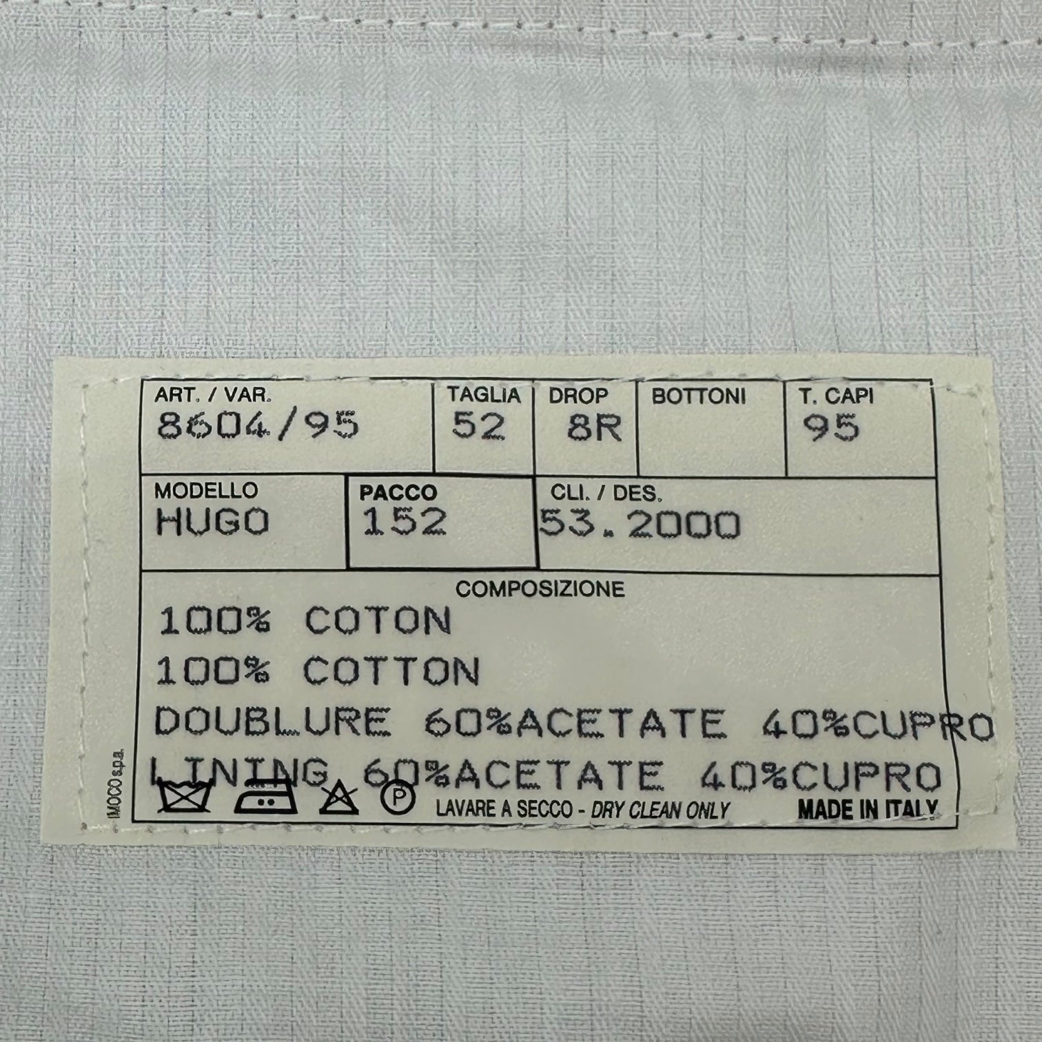 HERMES(エルメス) 2-Tuck Chino Trouser Pants 2タック チノ トラウザー パンツ 52(XL程度) ベージュ スラックス