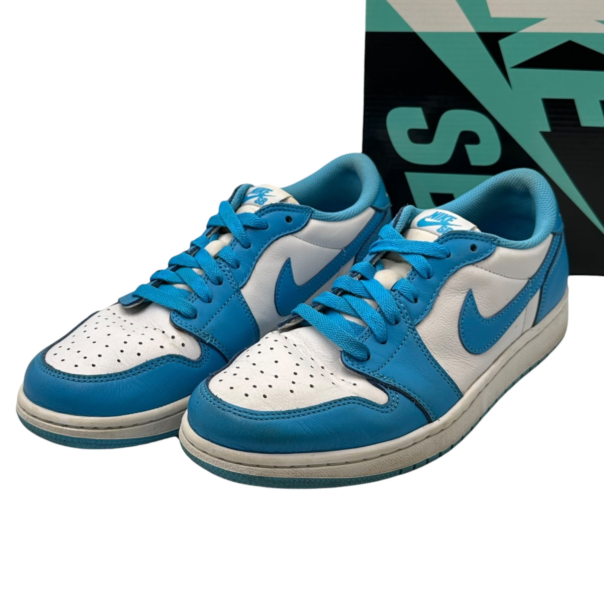 NIKE(ナイキ) SB Air Jordan 1 Low "UNC" ナイキ SB エアジョーダン1 ロー ノースカロライナ CJ7891-401 26.5cm ライトブルー×ホワイト