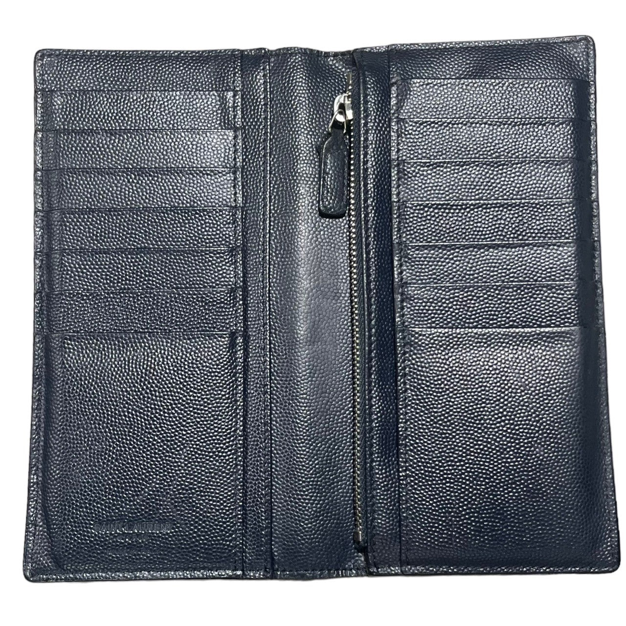 SAINT LAURENT(サンローラン) continental wallet コンチネンタルウォレット 396308 ネイビー 2つ折り財布 長財布