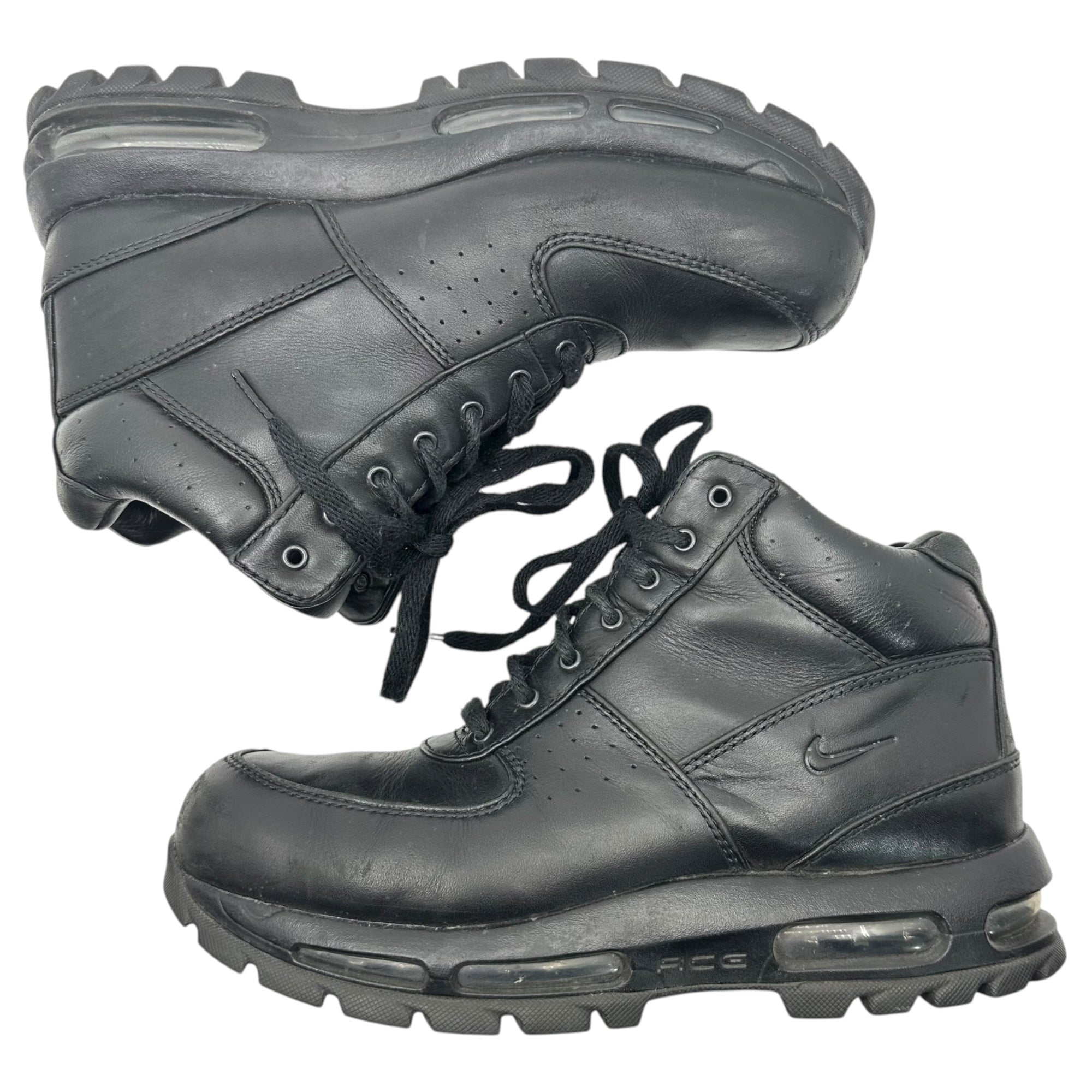 NIKE ACG(ナイキエーシージー) Air Max Goadome "Black" エアマックス ゴアドーム レザー ハイカット スニーカー 865031-009 27cm ブラック ブーツ