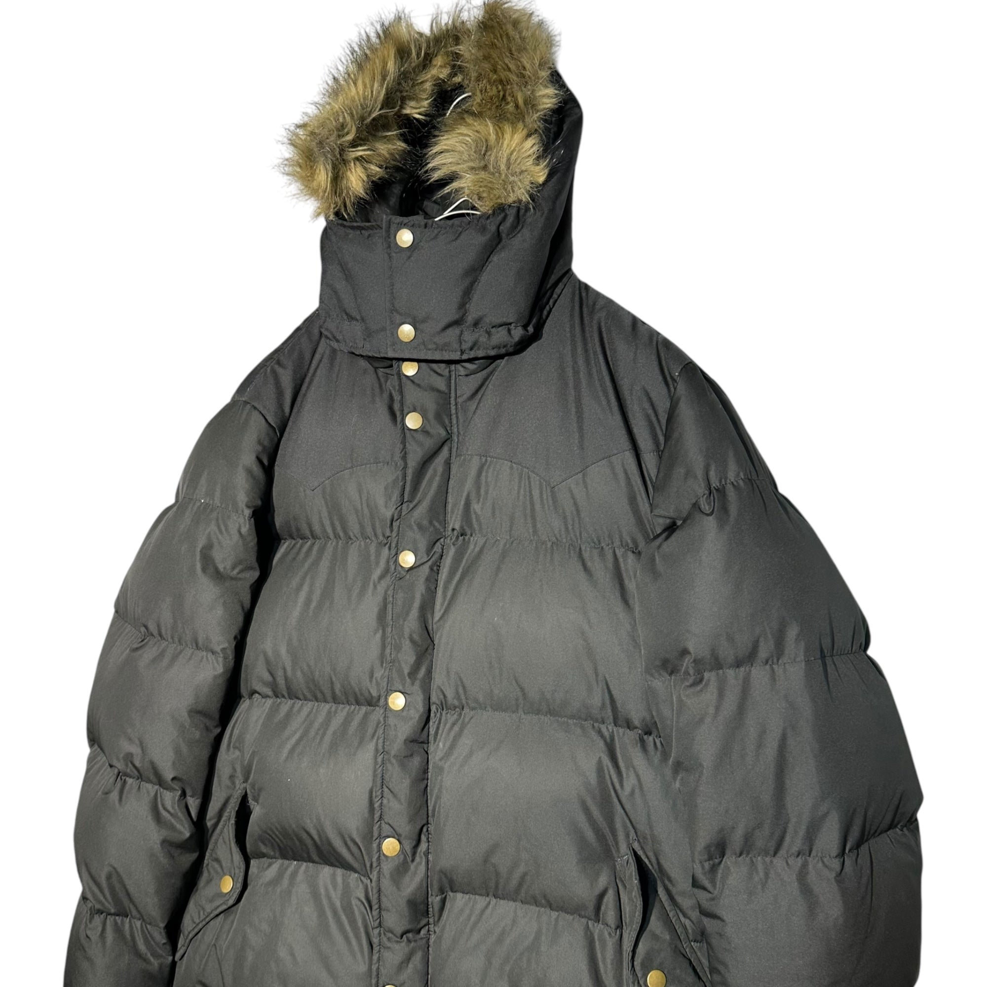 Columbia(コロンビア) Fur Embellished Western York Down Jacket ファー装飾 ウエスタンヨーク ダウン ジャケット F6 PM5151 L ブラック