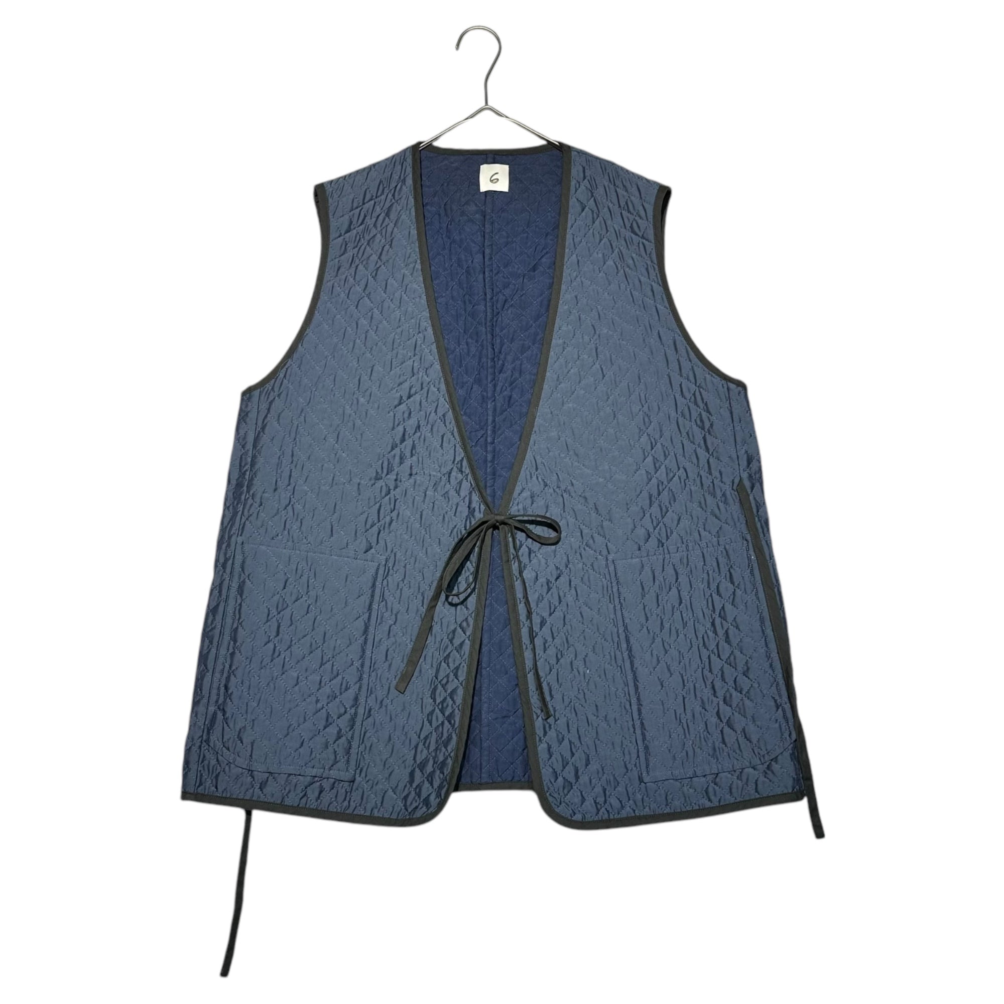 6(ROKU) BEAUTY & YOUTH UNITED ARROWS(ロク ビューティアンドユーズ ユナイテッドアローズ) QUILTED VEST キルティング キルト ベスト 8625-299-0238 38(M) ネイビー