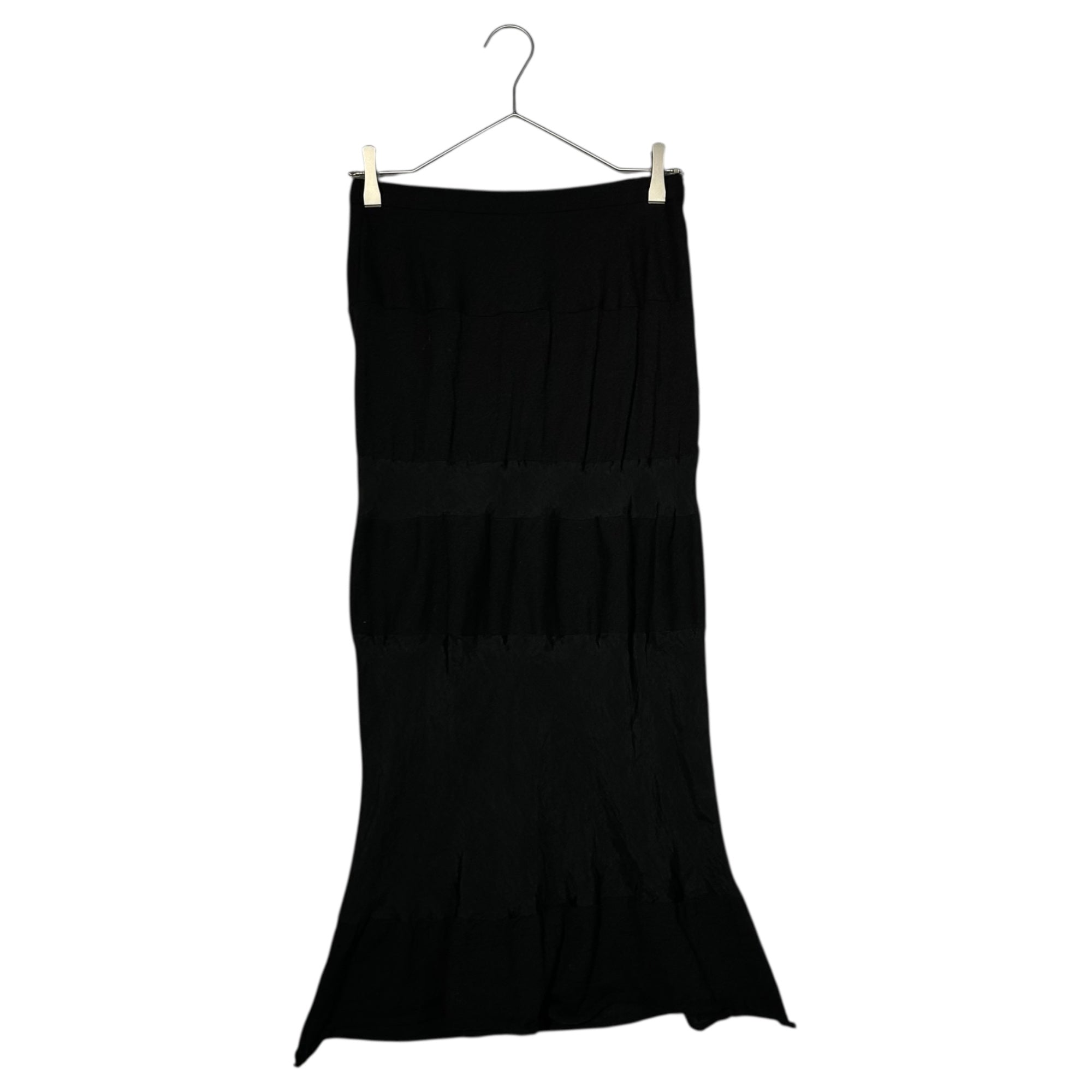 tricot COMME des GARCONS(トリココムデギャルソン) 00's Wool Acetate Switching Long Tight Skirt 00年代 ウール アセテート 切替 ロング タイト スカート TS-04023M M ブラック AD2000