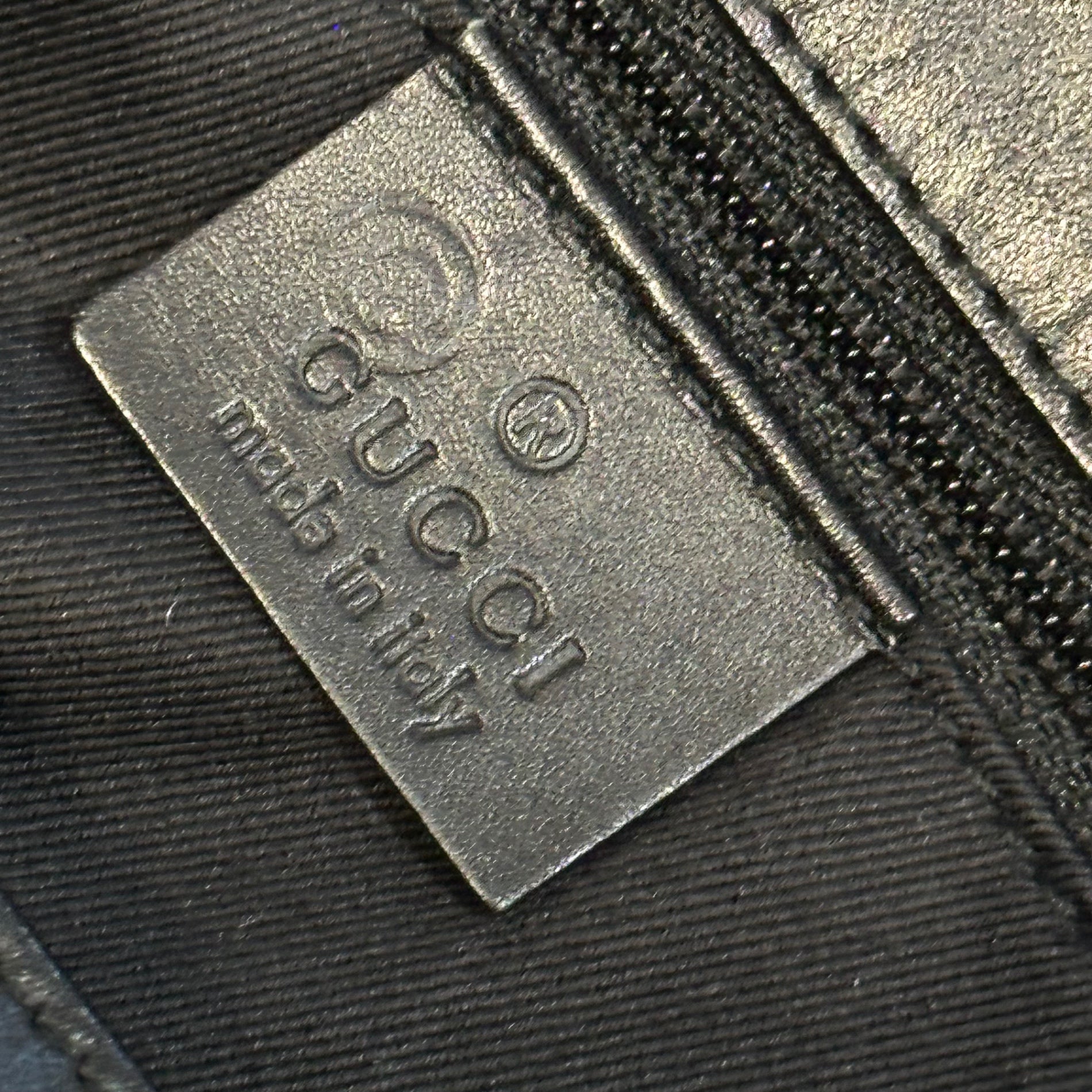 GUCCI(グッチ) Leather Canvas Tote Bag レザー キャンバス トート バッグ 91384 ブラック