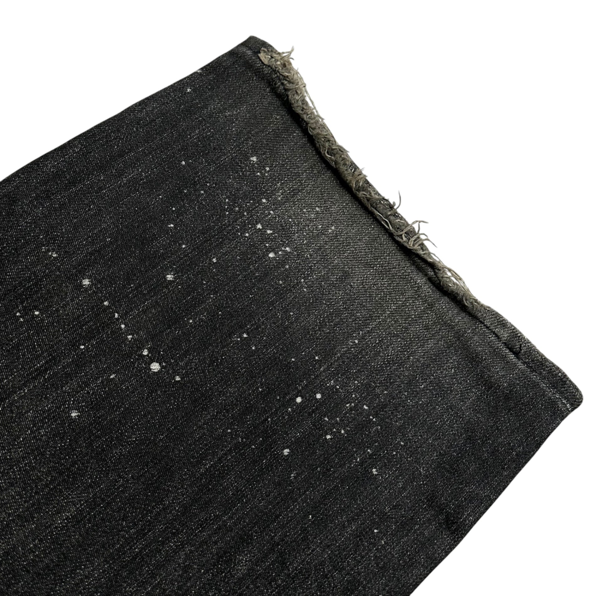 NUMBER (N)INE(ナンバーナイン) 2001AW "STANDARDS" GRANGE DENIM PANTS スタンダード期 グランジ デニム パンツ 2×30 ブラック 00's